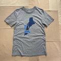 Blue New England States T-shirt, Grey