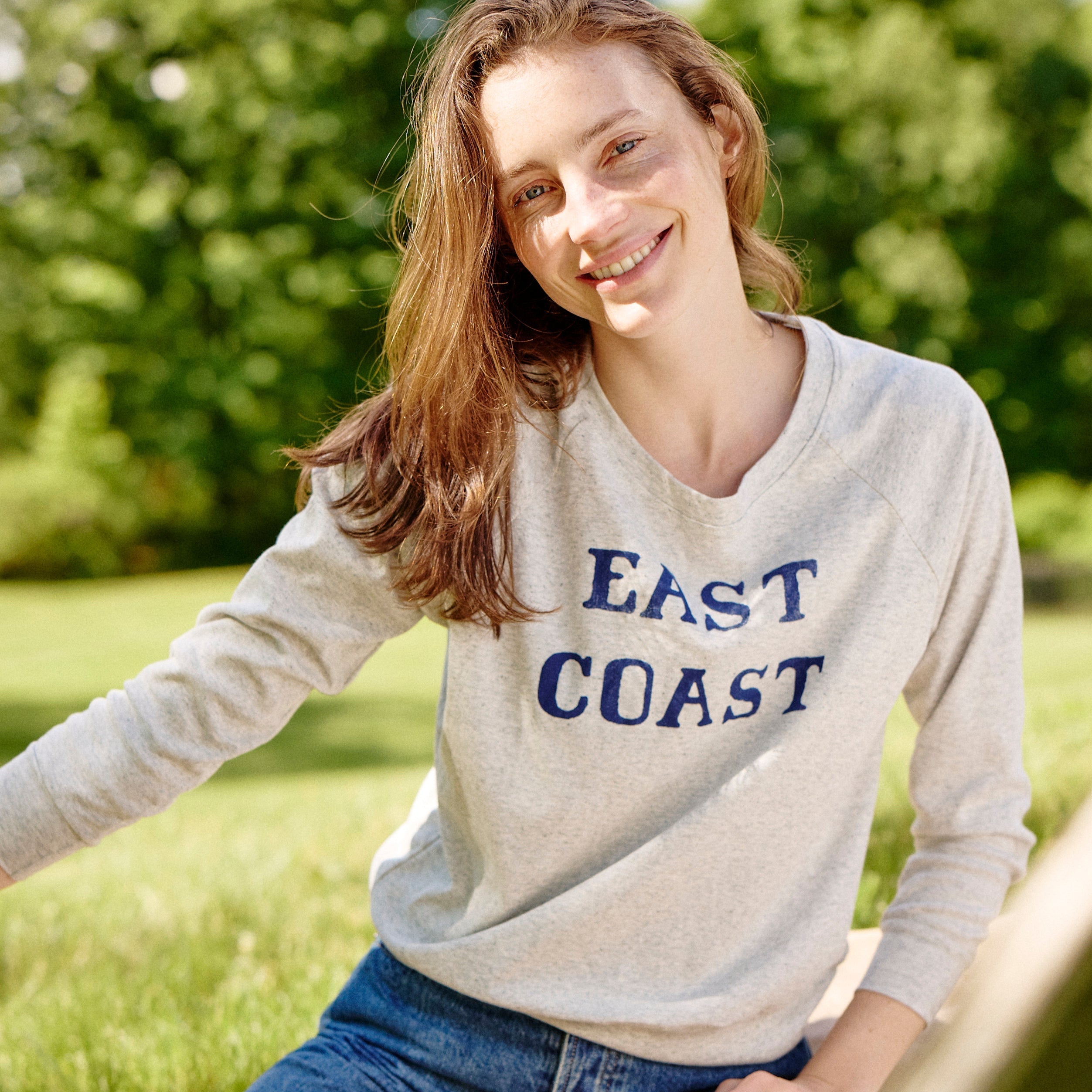 Women's East Coast Lightweight Sweatshirt, Ash