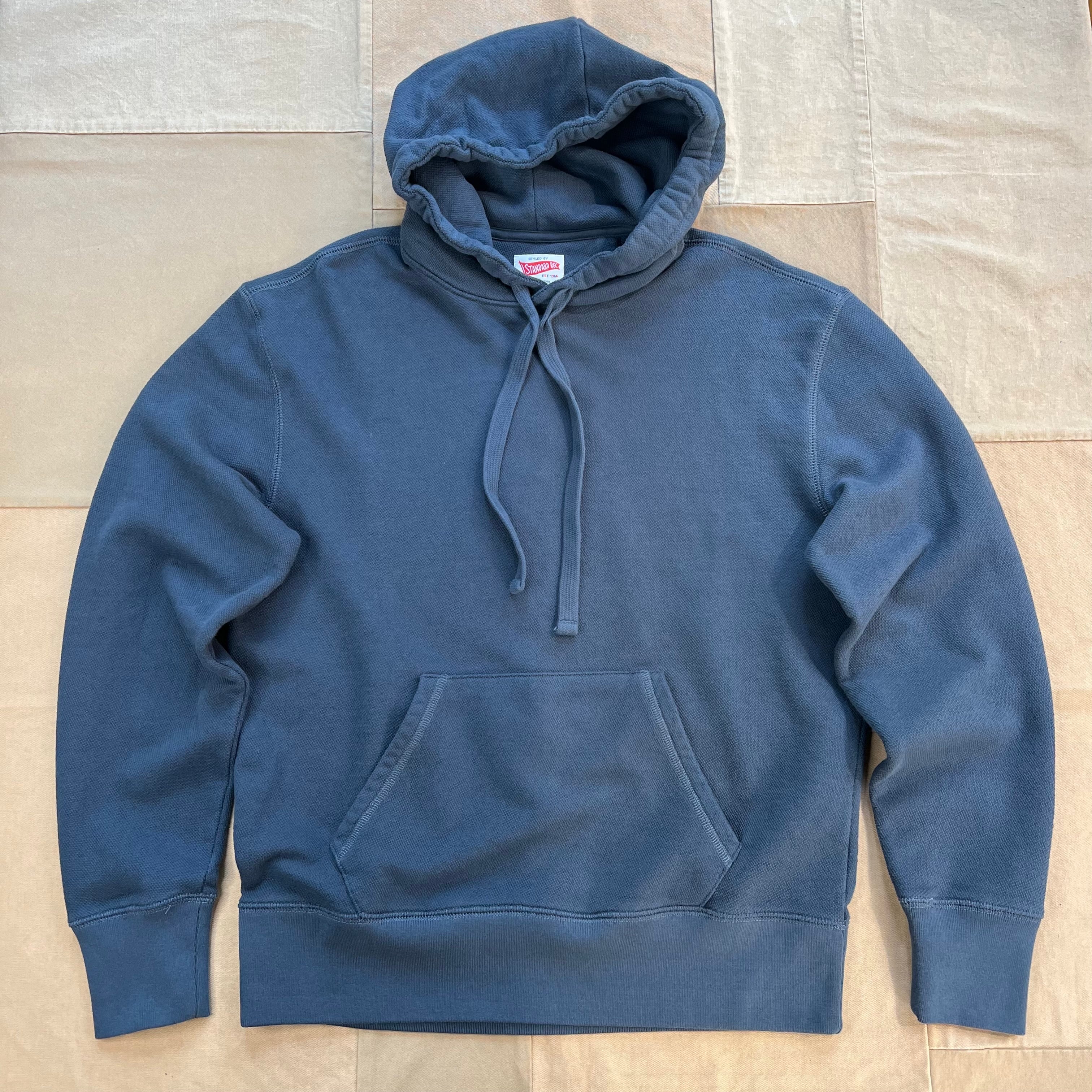 Classic Knit Hoodie, Washed Navy