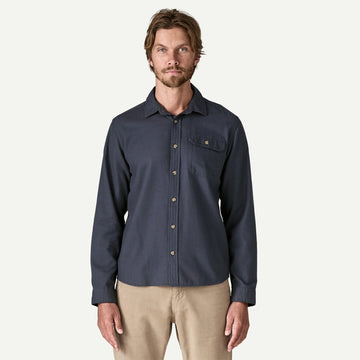 Men's Lightweight Fjord Flannel Shirt, Smolder Blue