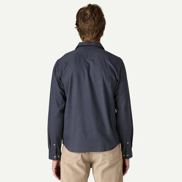 Men's Lightweight Fjord Flannel Shirt, Smolder Blue