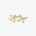 Alice Brass Bow Post Earrings