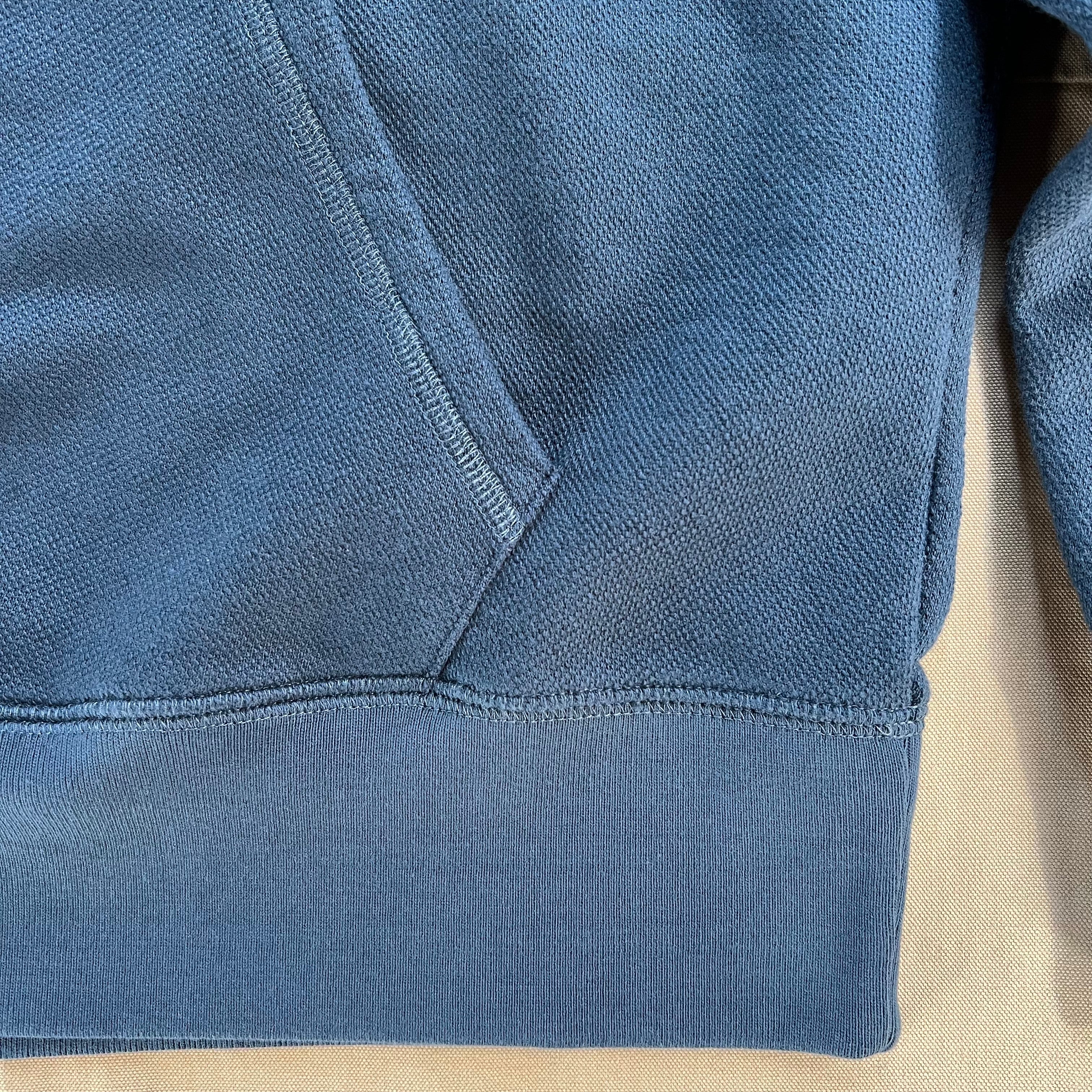 Classic Knit Hoodie, Washed Navy