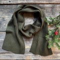 Cashmere Cairn Scarf, Military