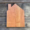 Cherry House Shaped Cutting Board