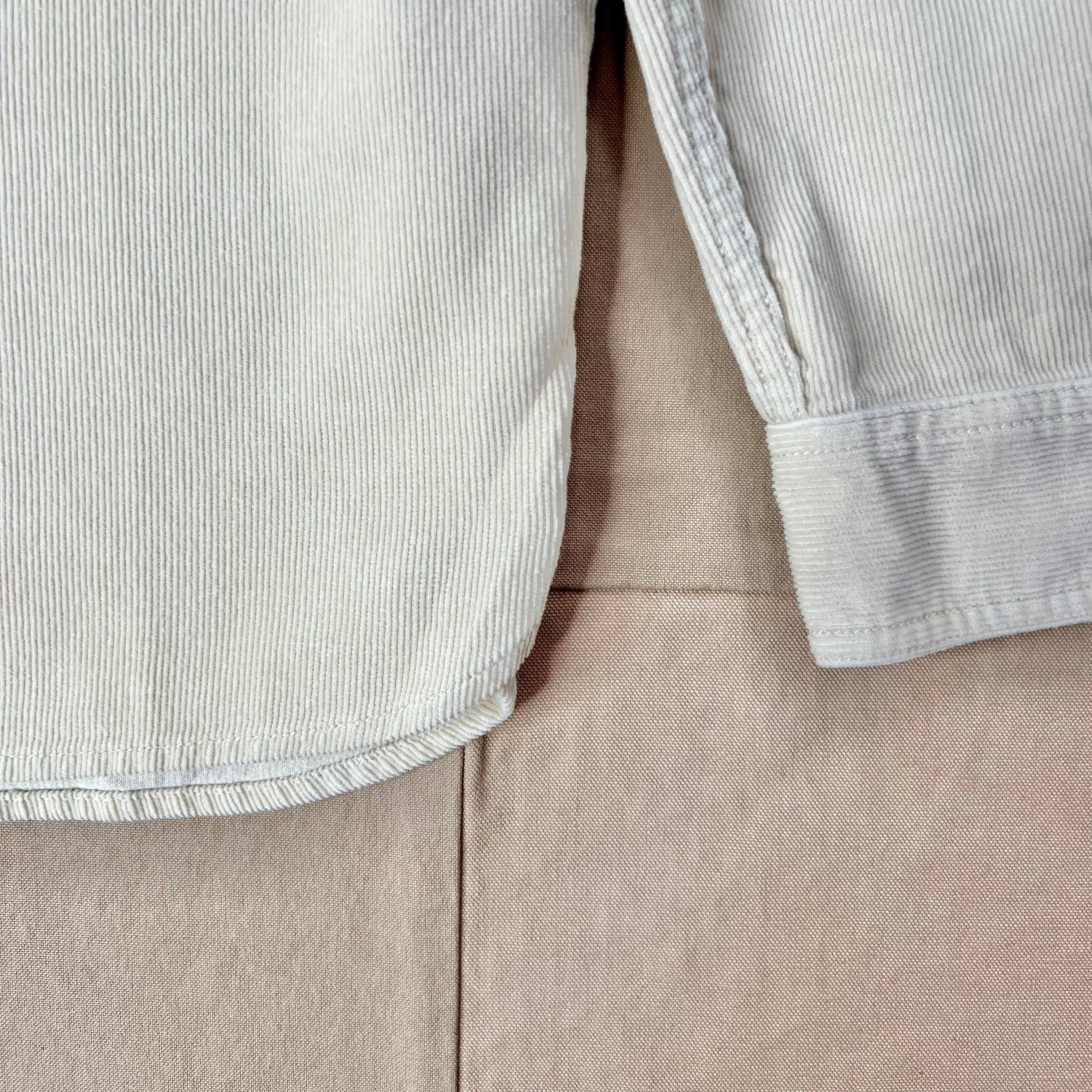 Carter Popover in Fine Wale Corduroy, Light Putty