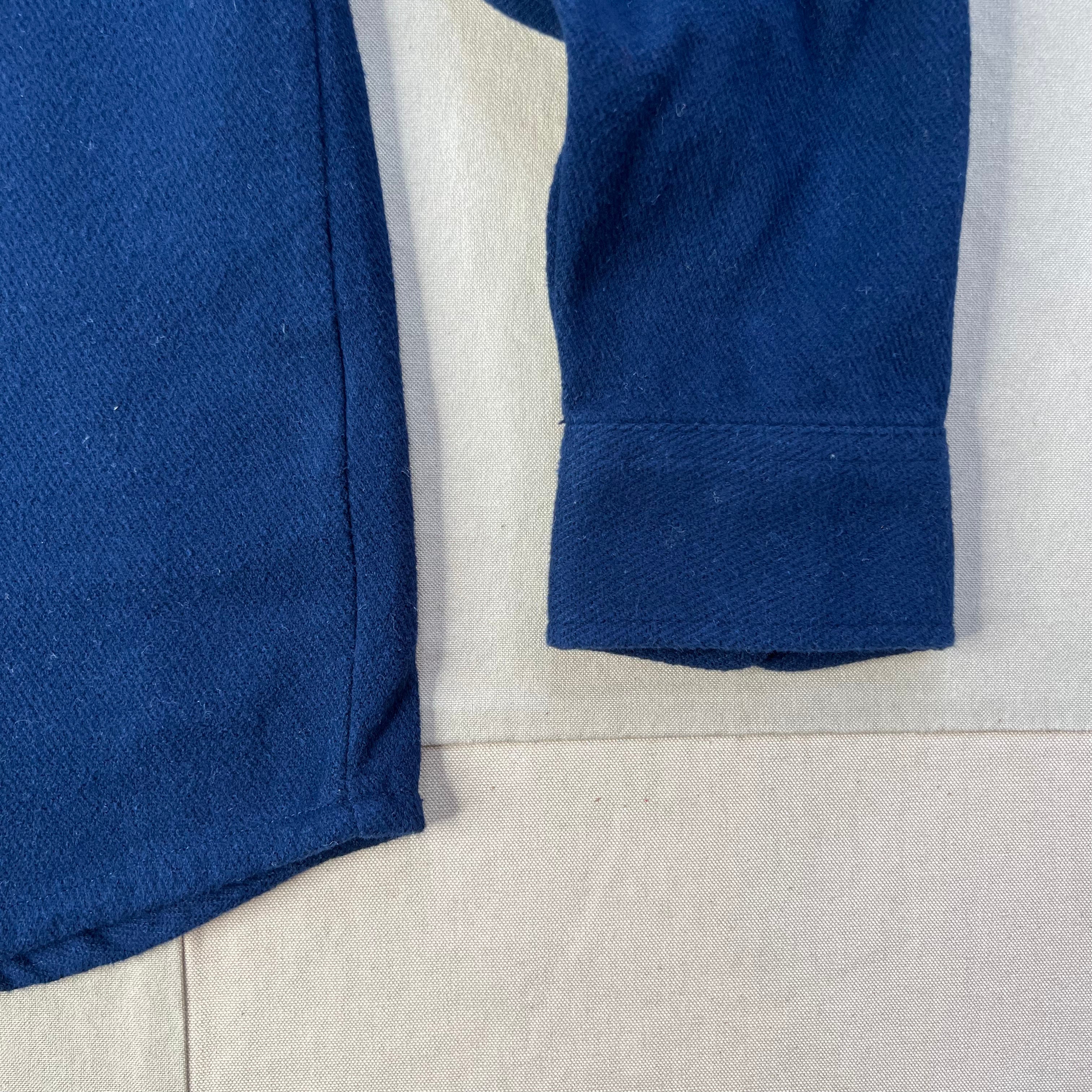 Flannel Work Shirt, Navy