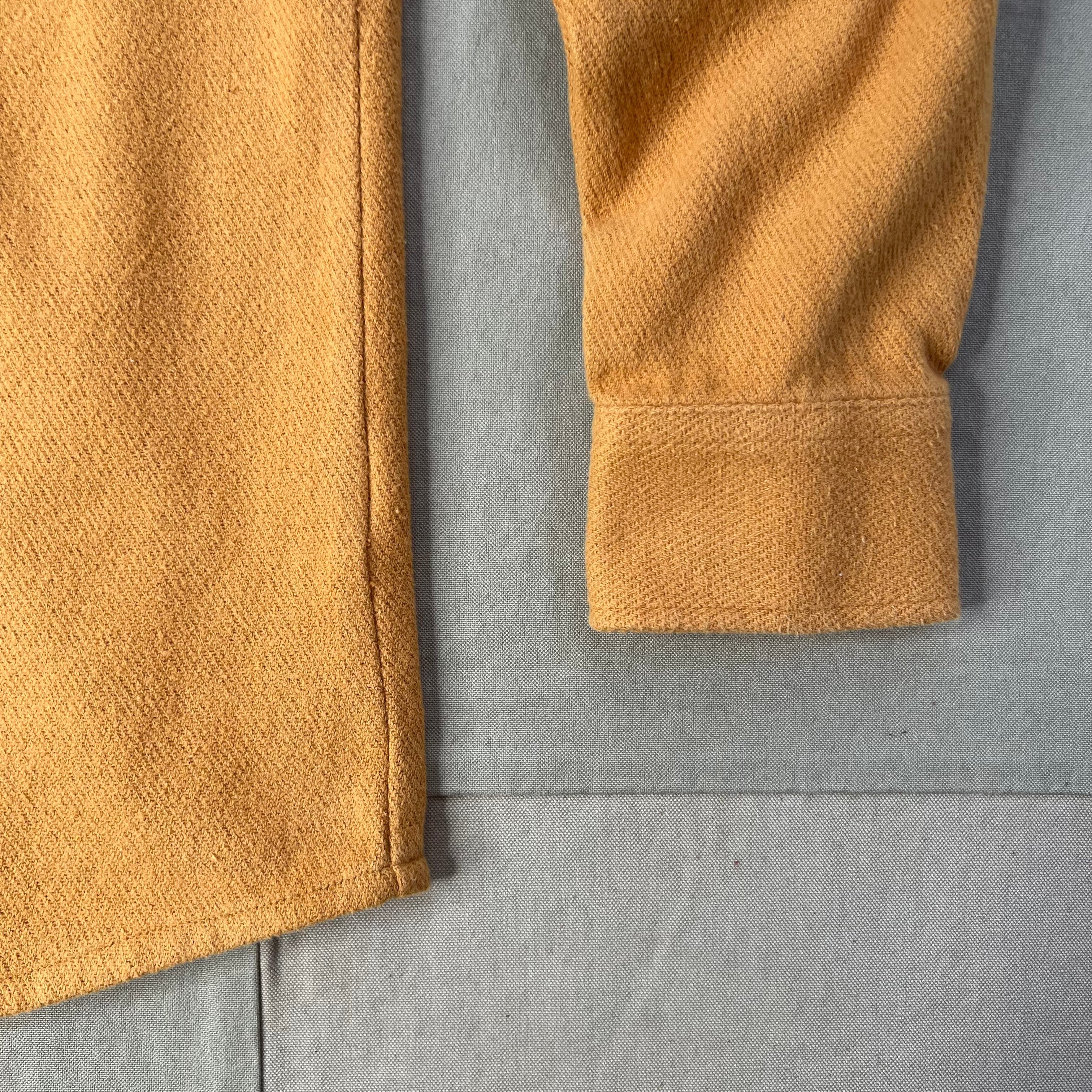 Flannel Work Shirt, Gold