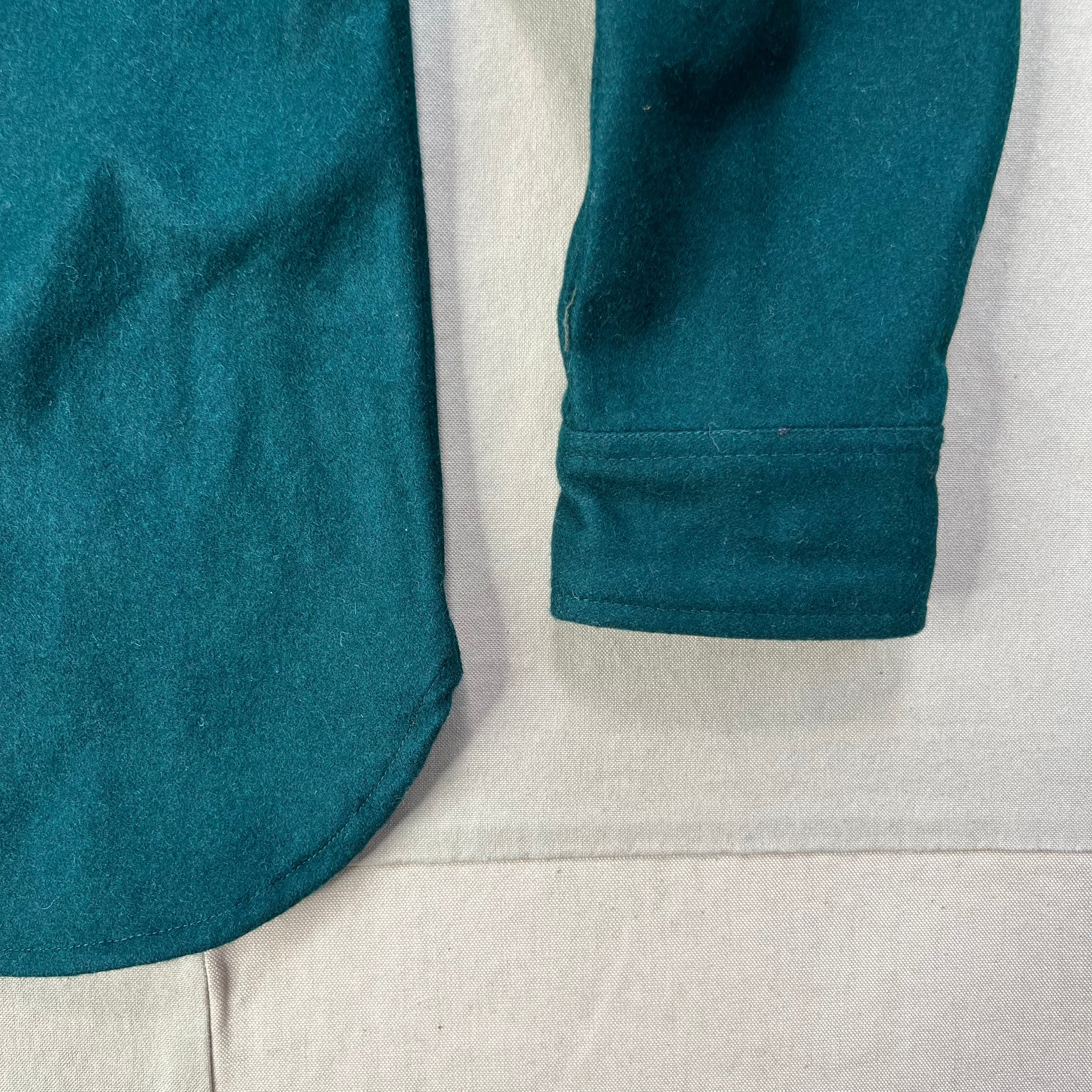 CPO Wool Button Down Shirt, Hunter