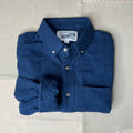 Cotton Flannel Shirt, Navy