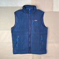 Men's Retro Pile Vest, New Navy: Sunken Blue