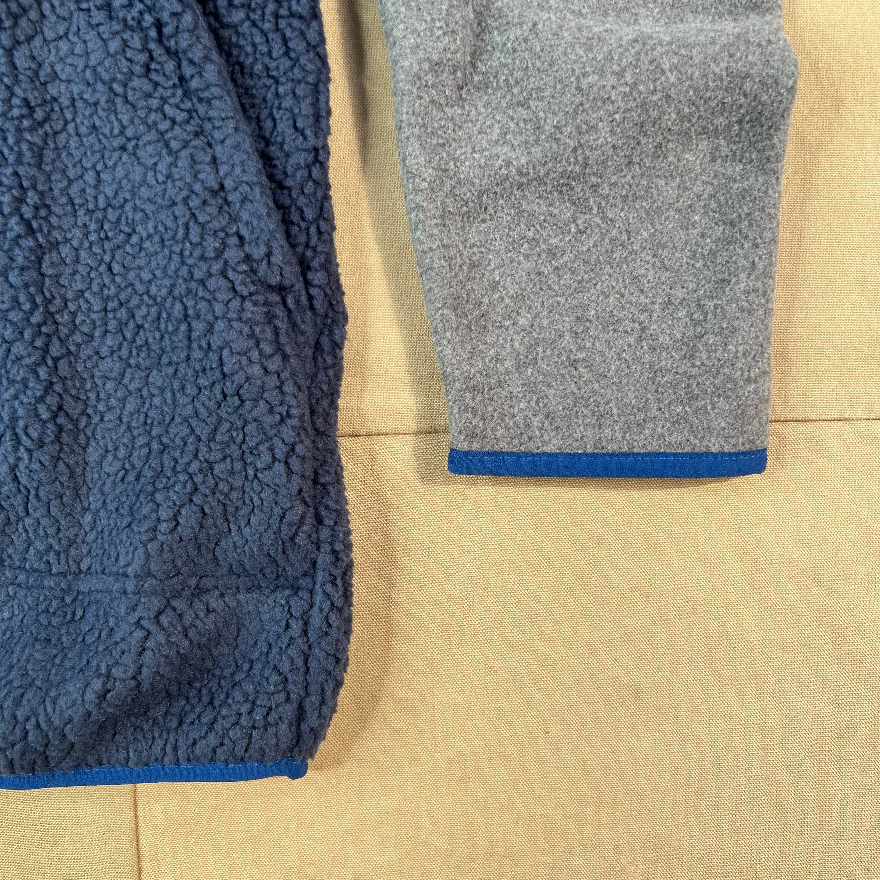 Men's Retro Pile Half-Zip Pullover, New Navy/Nickel