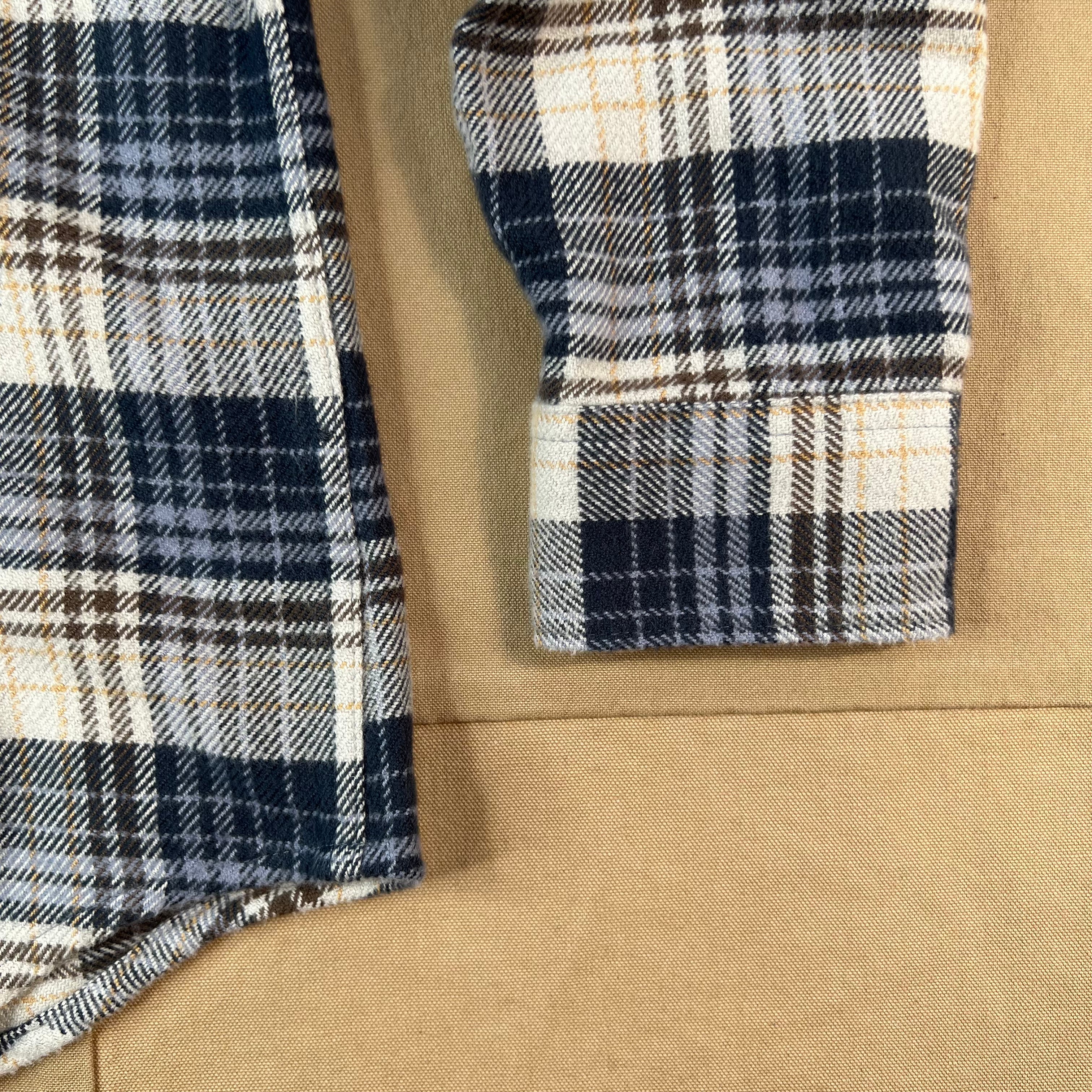 Women's Fjord Flannel Shirt, River Plaid: Barnacle Blue
