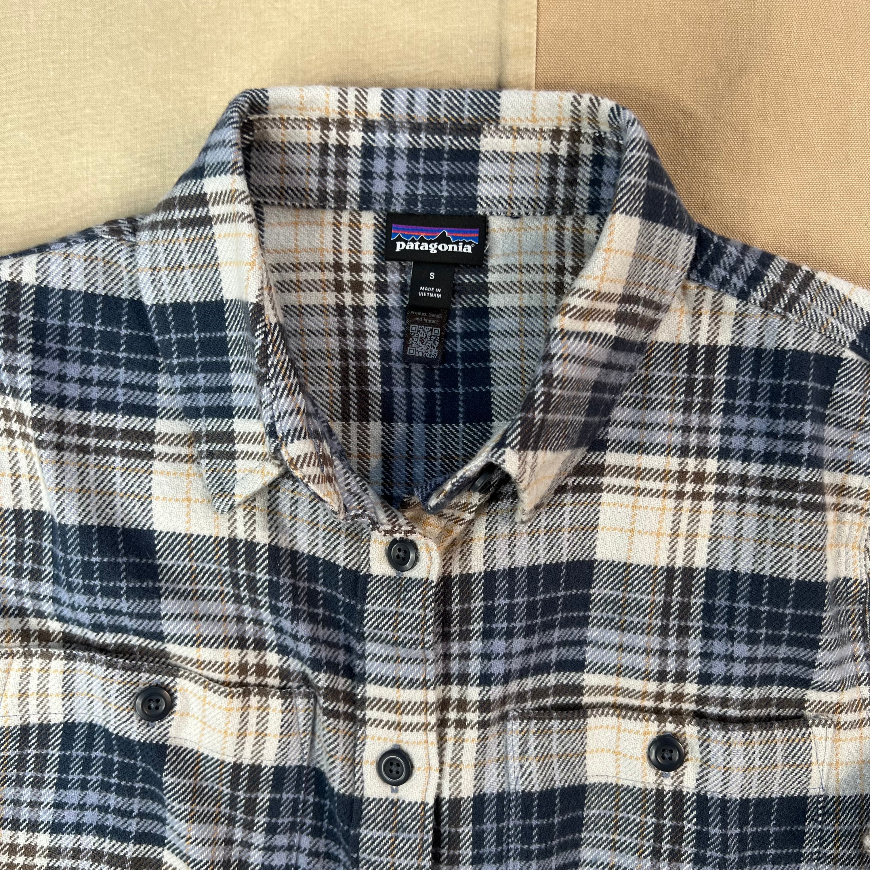 Women's Fjord Flannel Shirt, River Plaid: Barnacle Blue