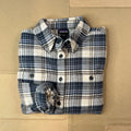 Women's Fjord Flannel Shirt, River Plaid: Barnacle Blue