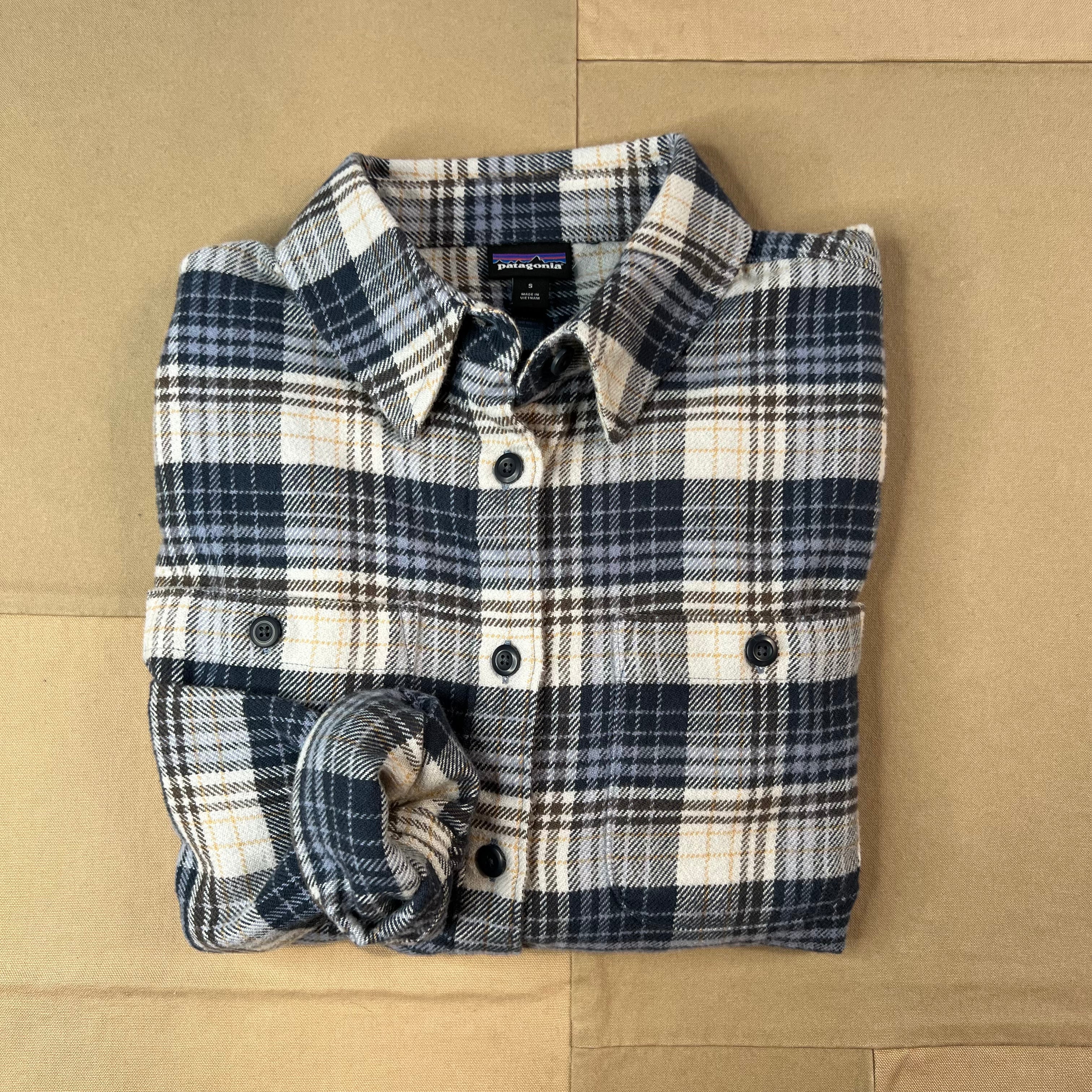 Women's Fjord Flannel Shirt, River Plaid: Barnacle Blue