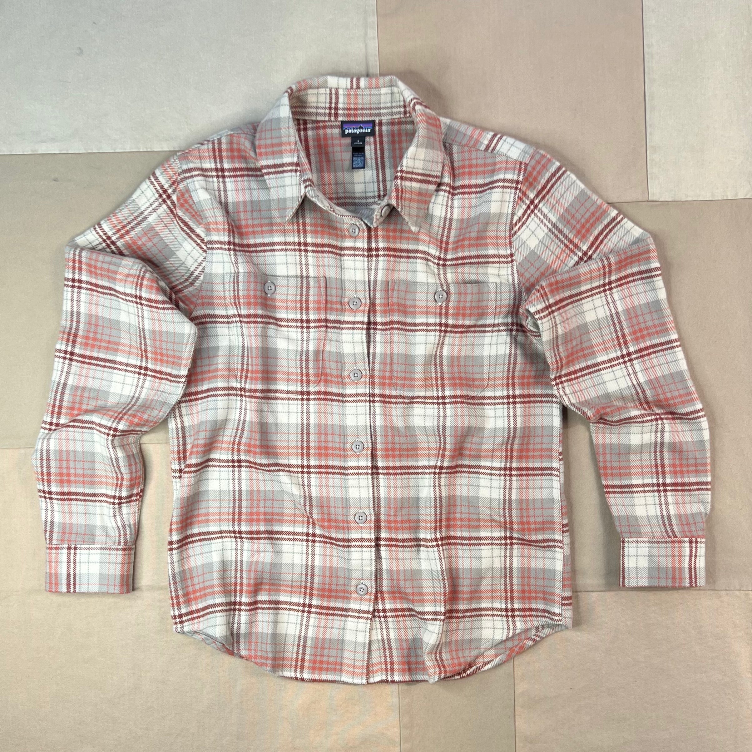 Women's Fjord Flannel Shirt, River Plaid: Potters Red