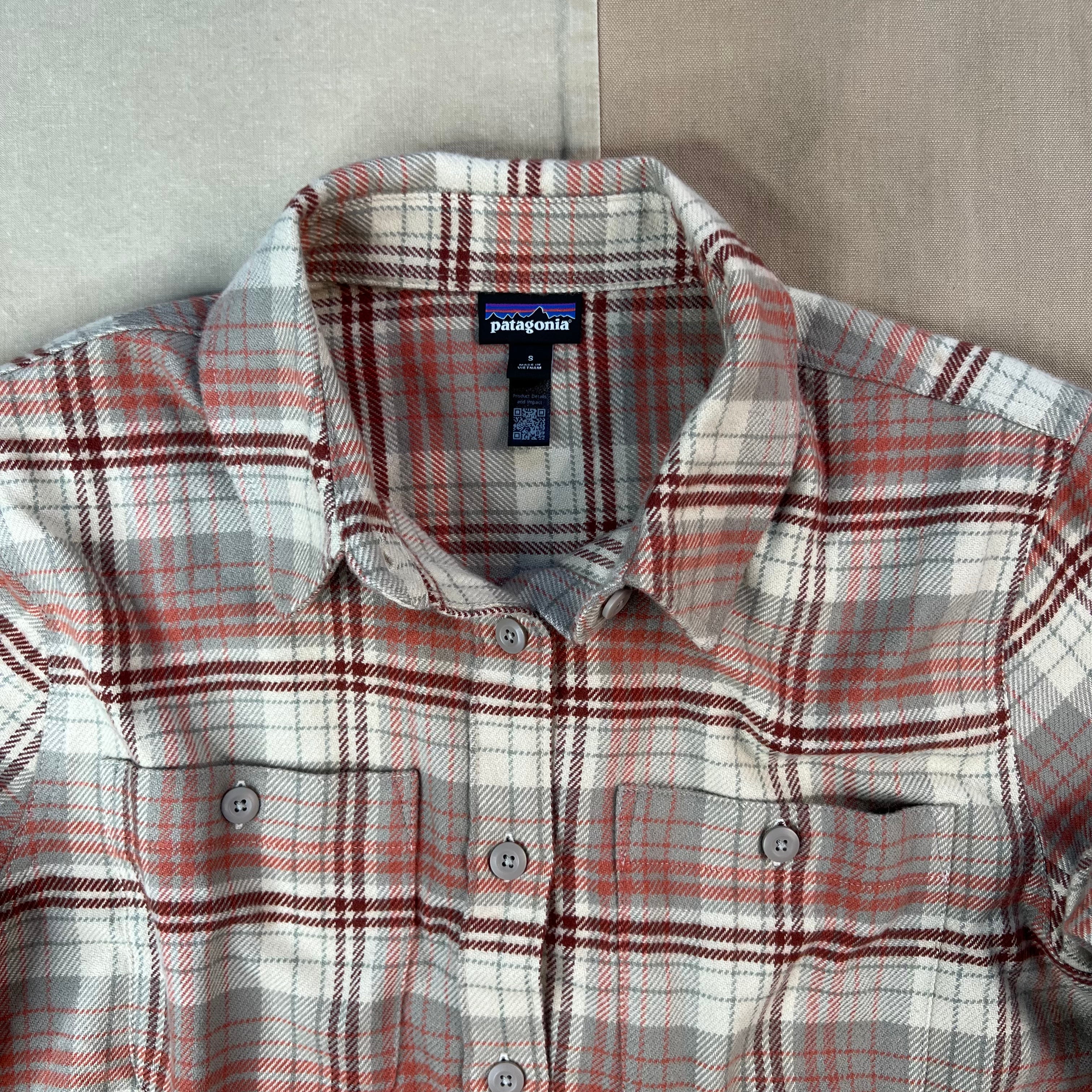 Women's Fjord Flannel Shirt, River Plaid: Potters Red