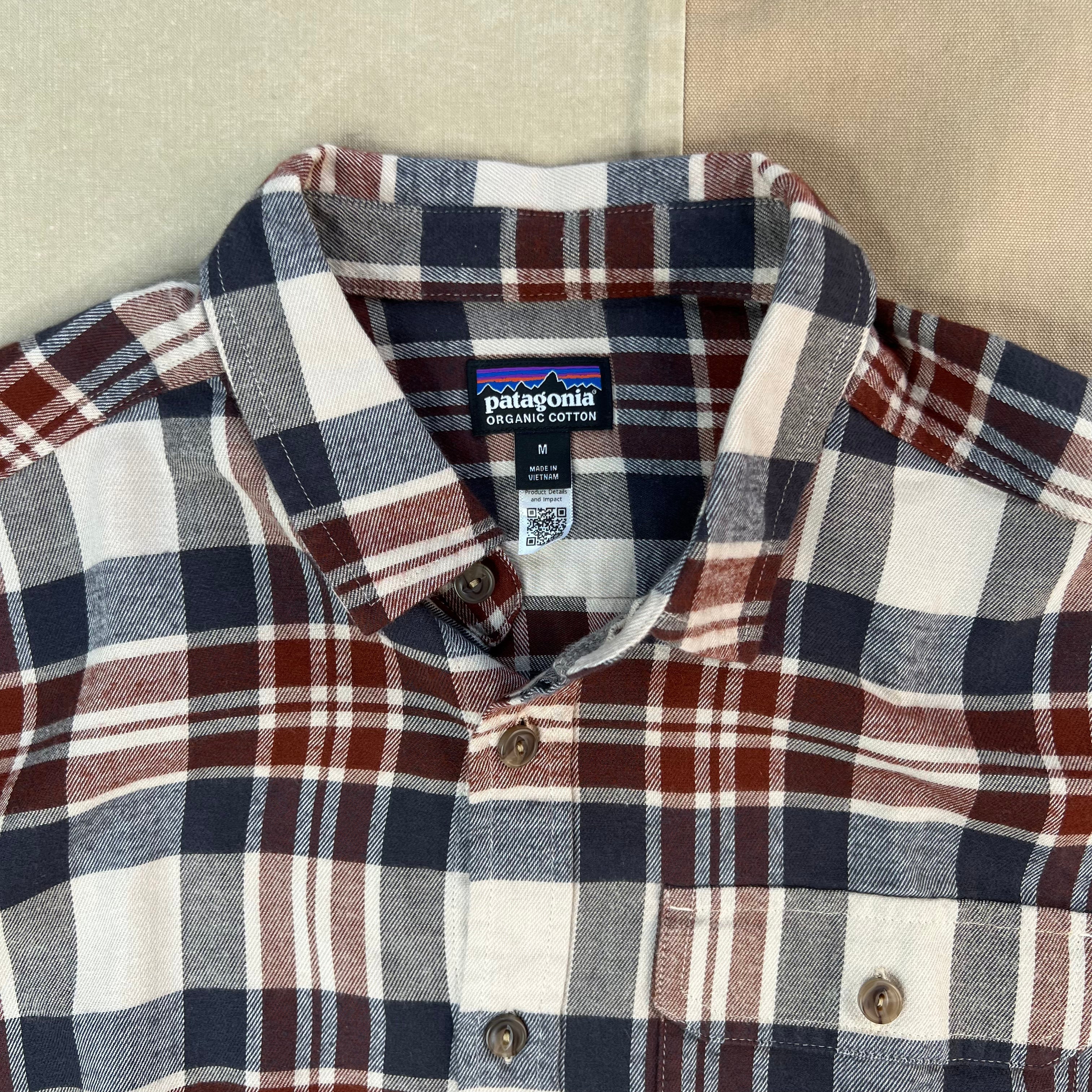 Men's Lightweight Fjord Flannel Shirt, Paw: Dried Vanilla