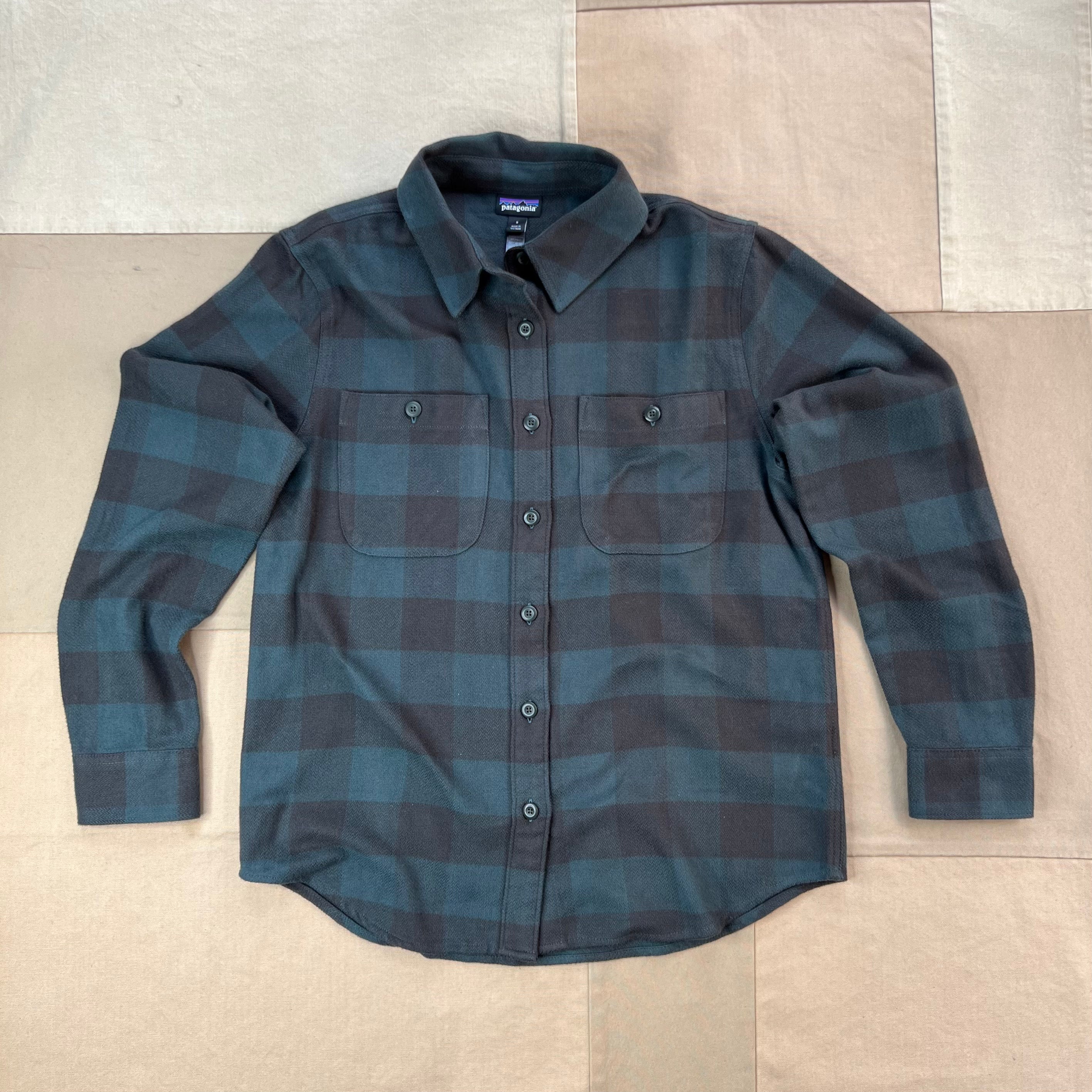 Women's Fjord Flannel Shirt, Buffalo Check: Old Growth Green