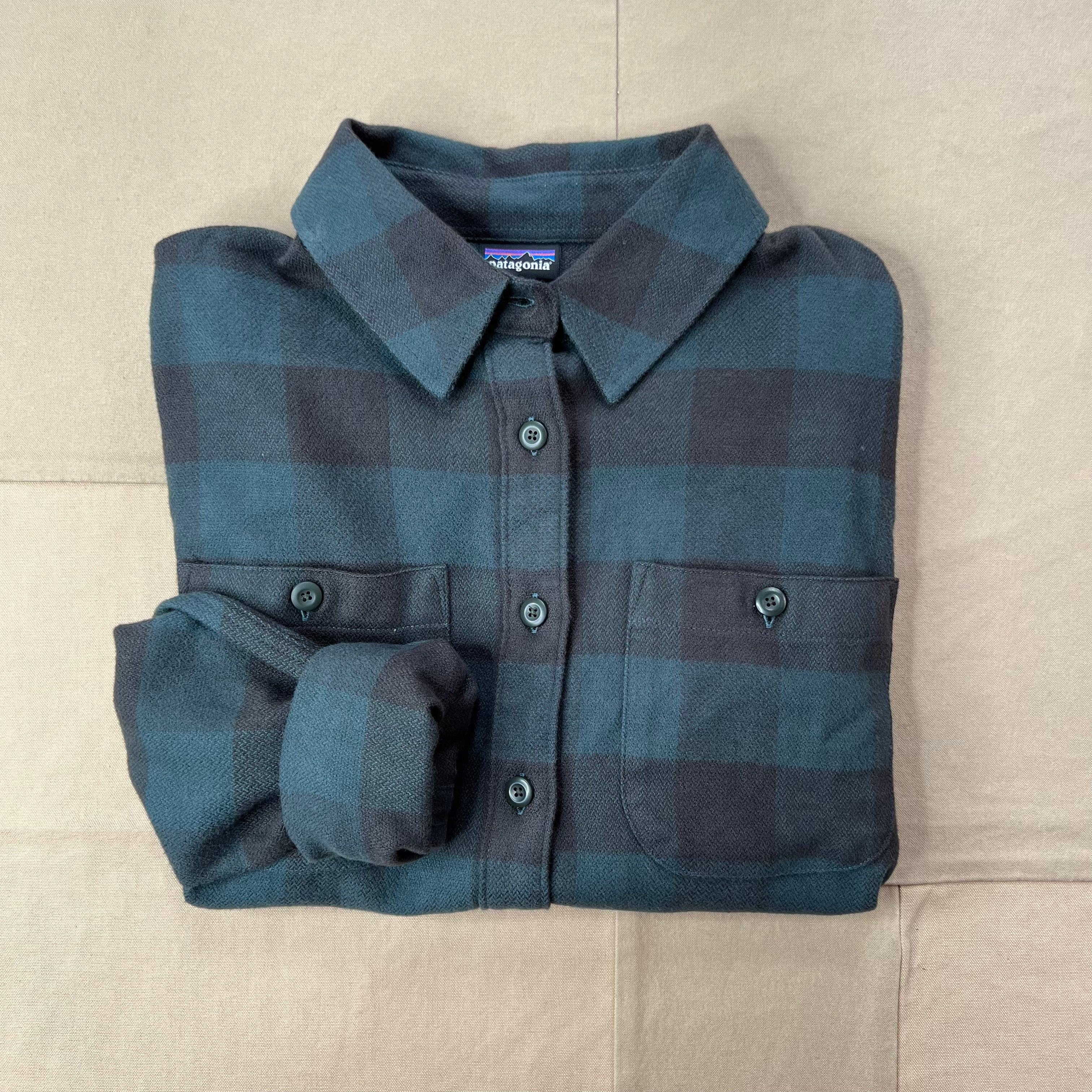 Women's Fjord Flannel Shirt, Buffalo Check: Old Growth Green