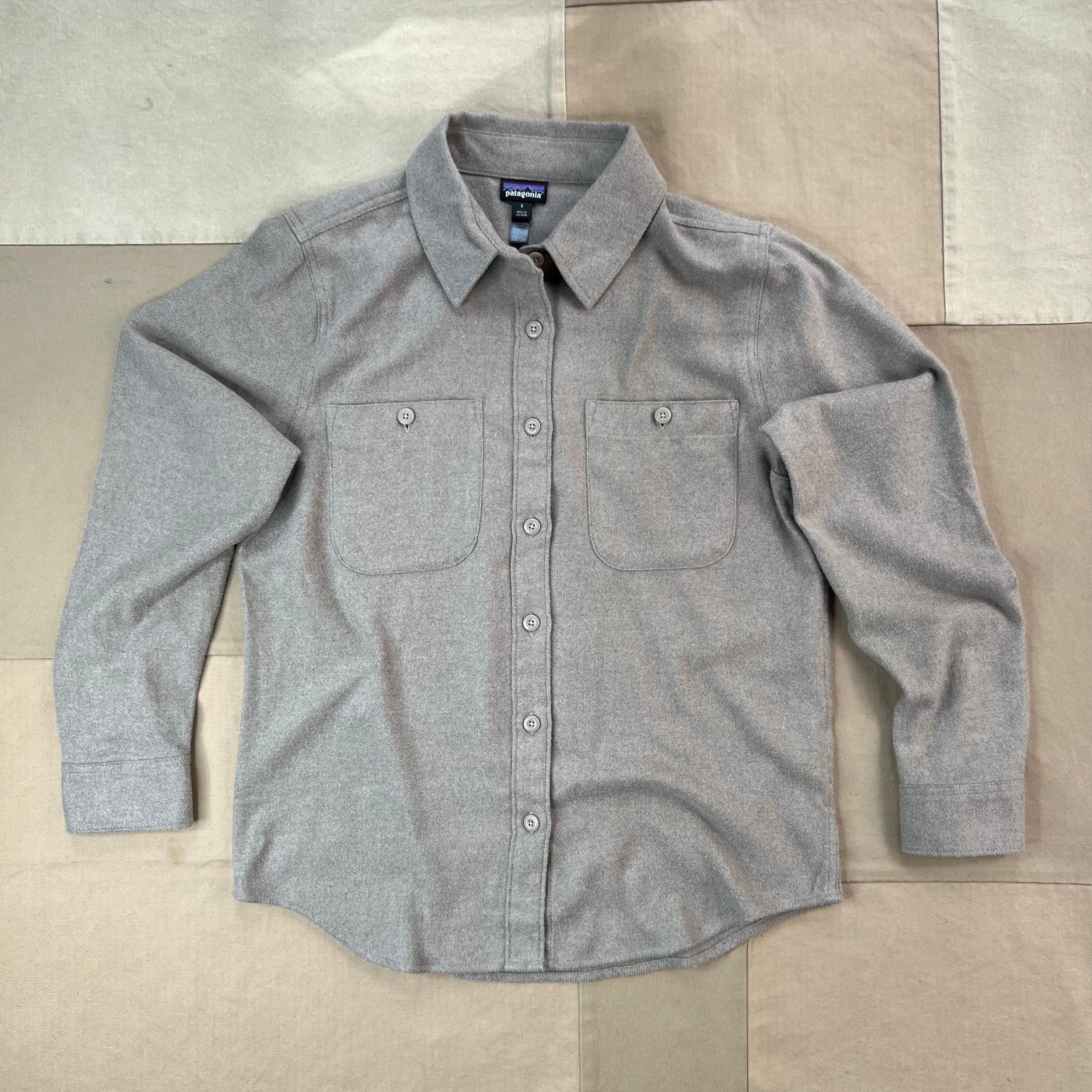 Women's Fjord Flannel Shirt, Whole Weave: Seabird Grey