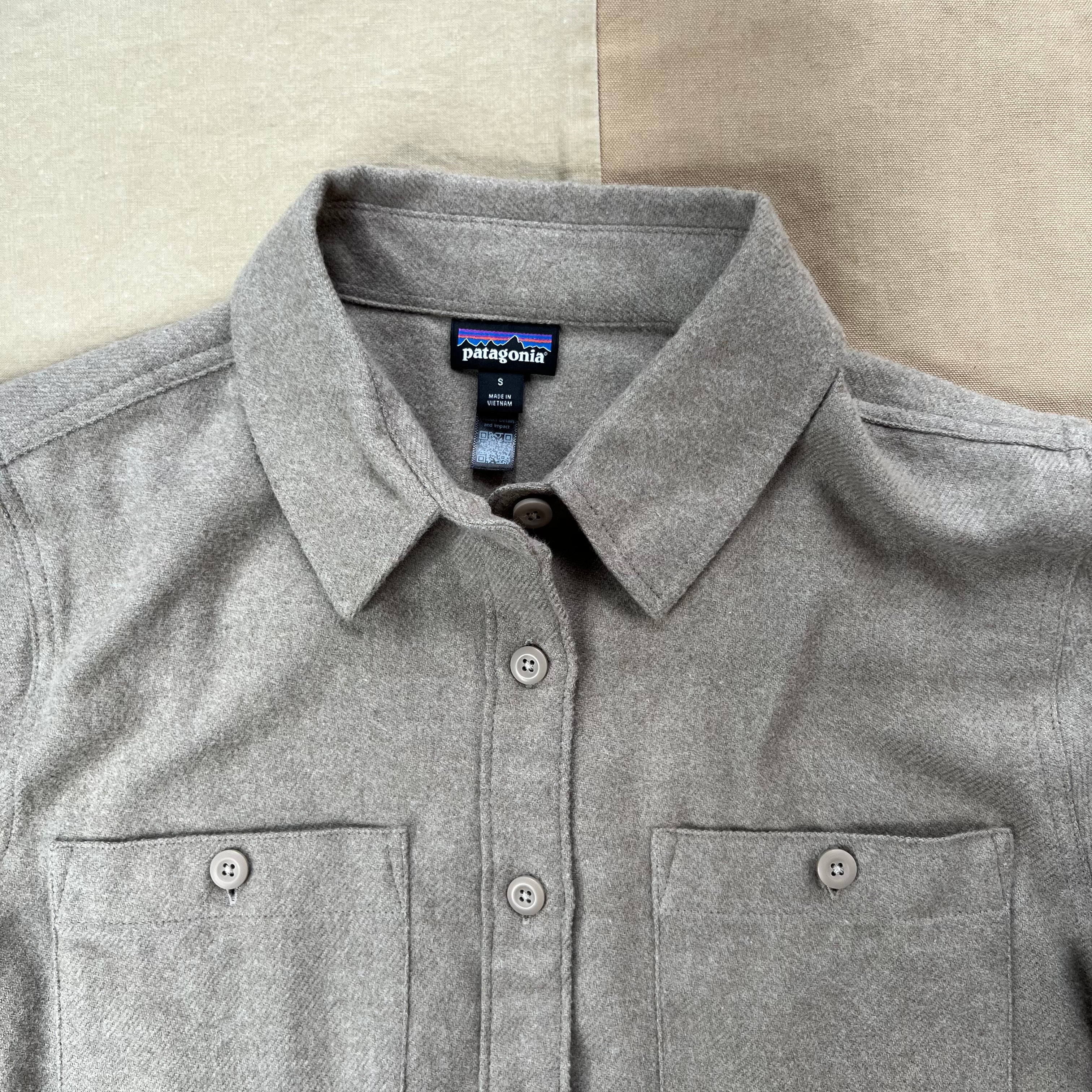 Women's Fjord Flannel Shirt, Whole Weave: Seabird Grey