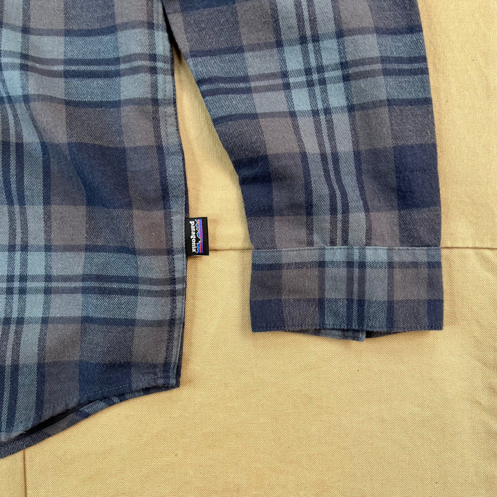 Men's Lightweight Fjord Flannel Shirt, Paw: Smolder Blue