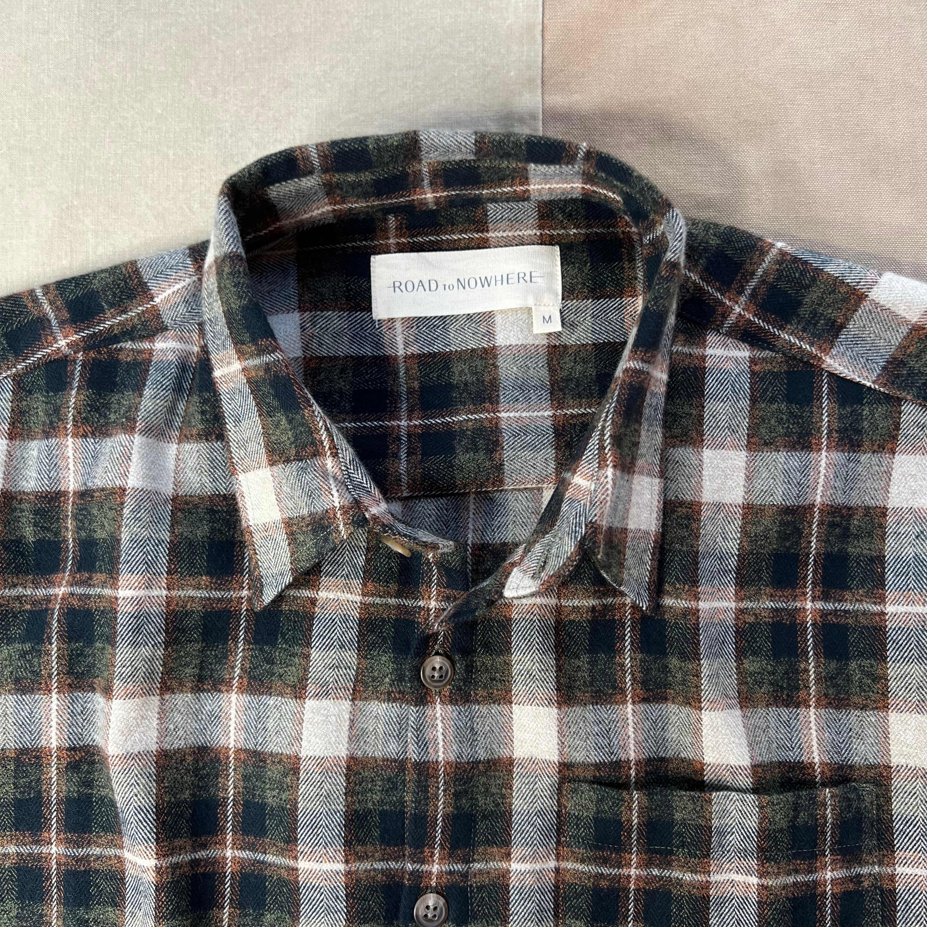 Accord Shirt, Charcoal Plaid