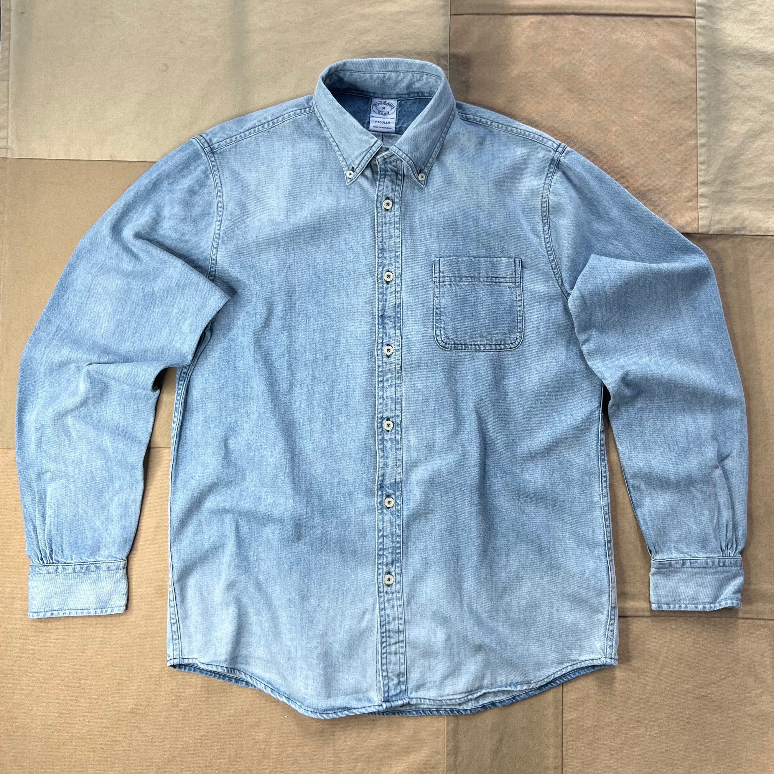 Archival Denim Shirt in Cotton Twill