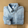 Archival Denim Shirt in Cotton Twill