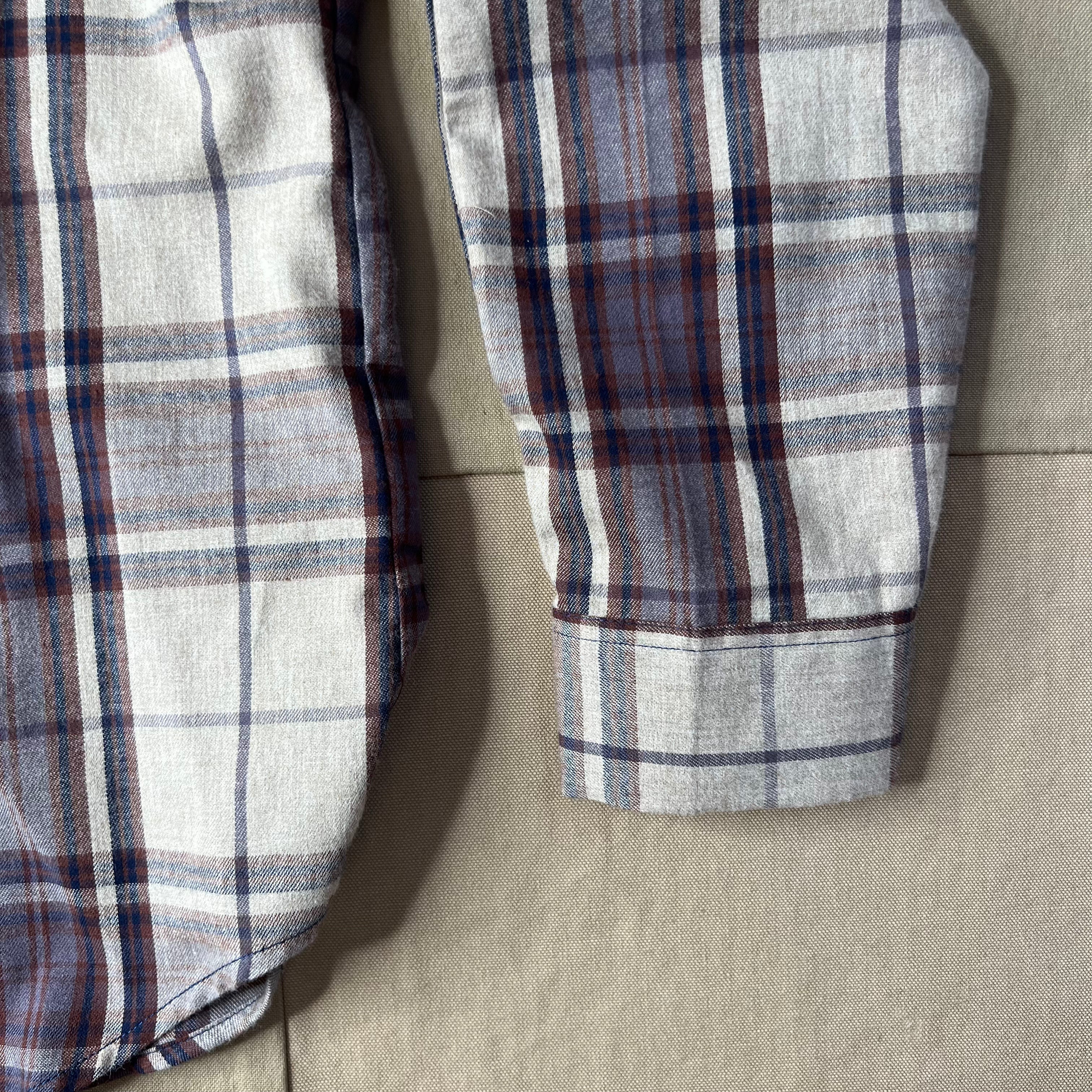 Women's Mila Japanese Cotton Flannel, Lilac Plaid