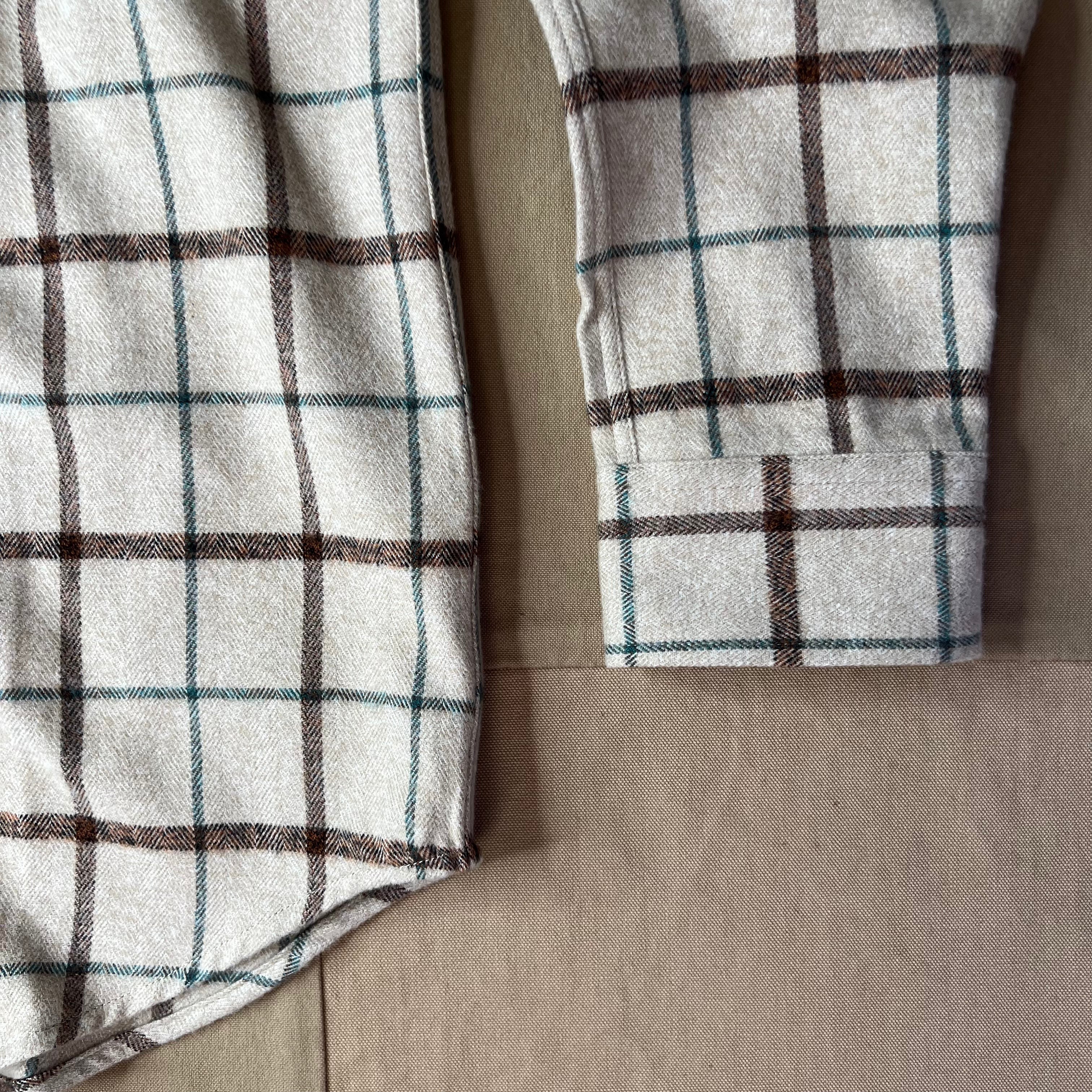 Accord Shirt, Oatmeal Windowpane