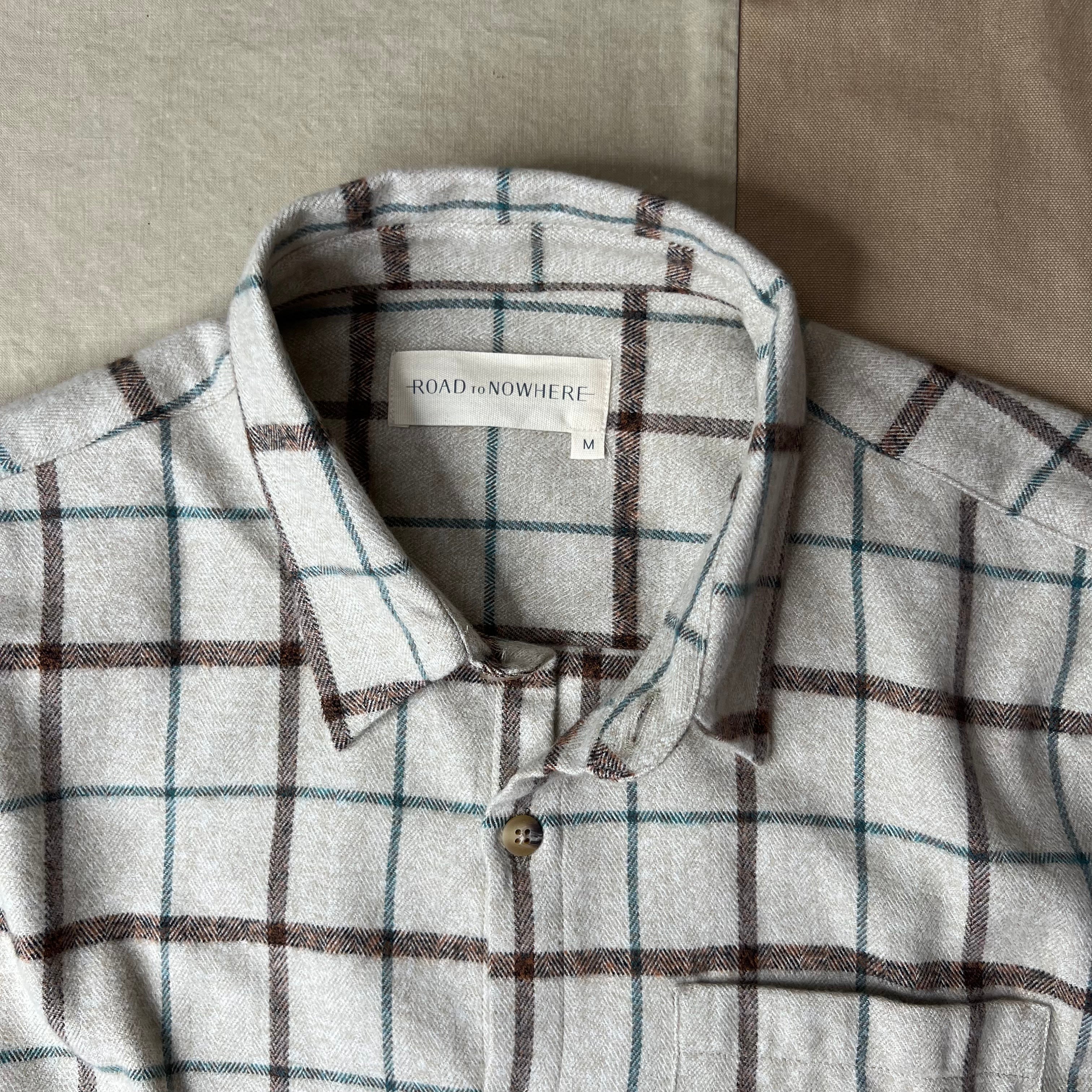 Accord Shirt, Oatmeal Windowpane