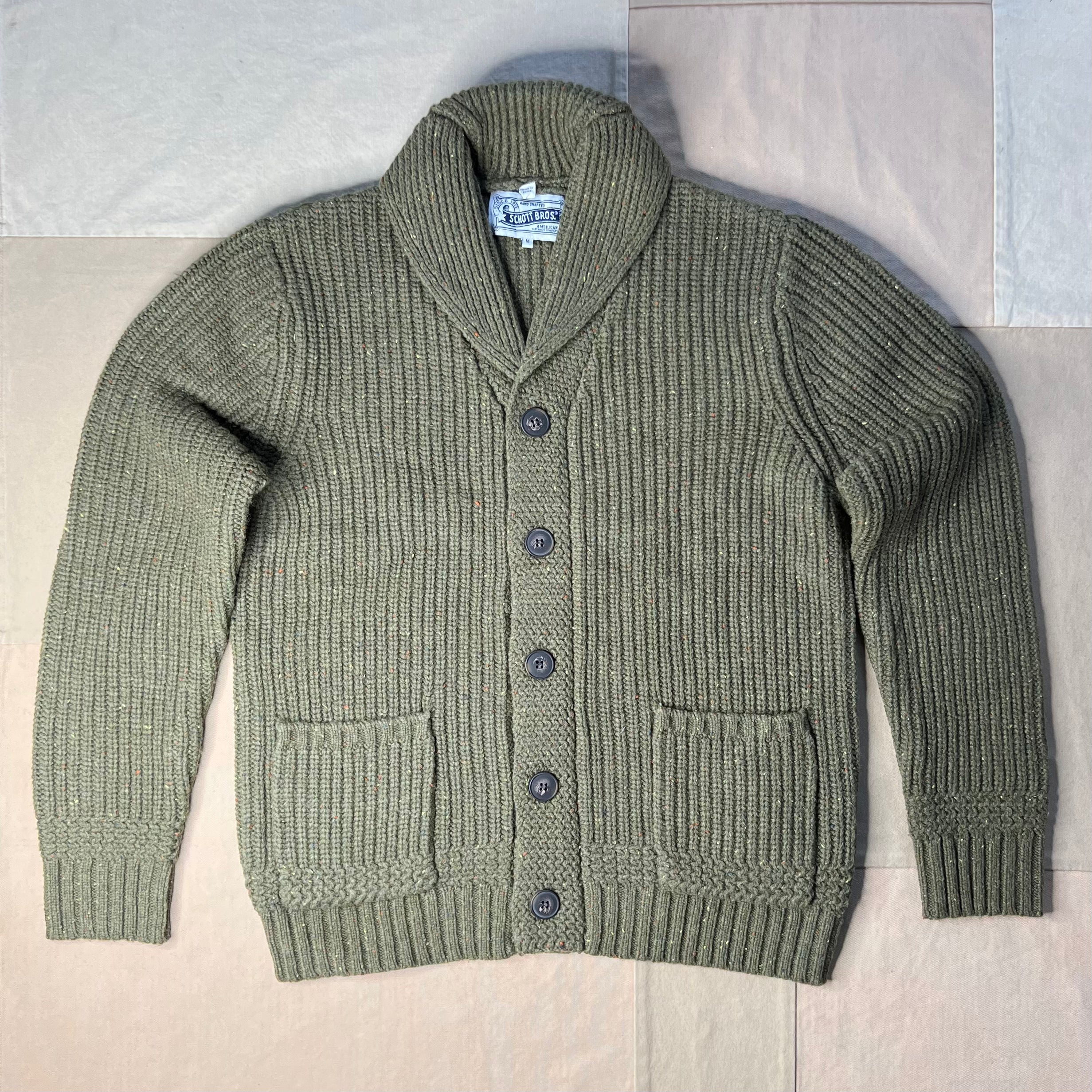 Donegal Cardigan, Olive