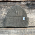 Forest Upcycled Cotton Beanie, Olive Drab