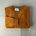 Brushed Wool Crew Sweater, Amber
