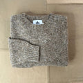 Brushed Wool Crew Sweater, Pebble