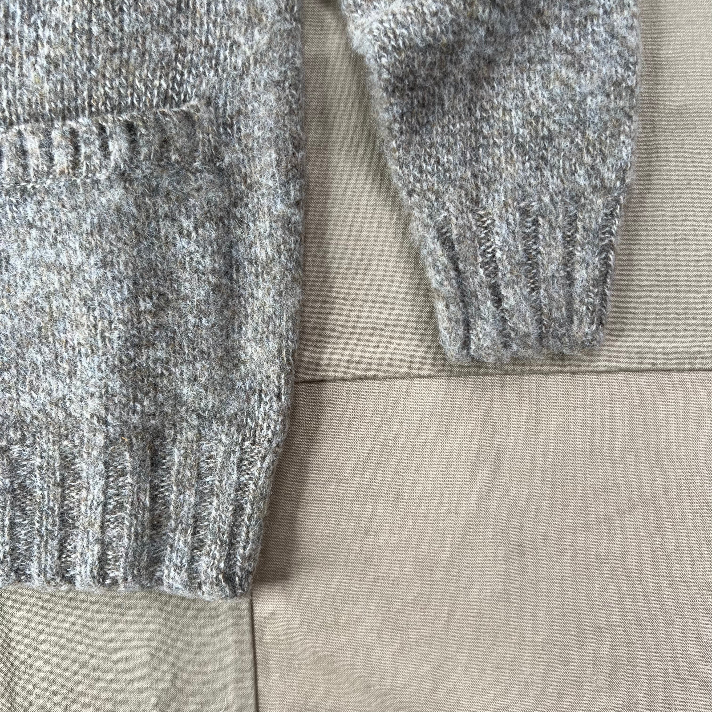 Women's Brushed Shaggy Cardigan, Pebble