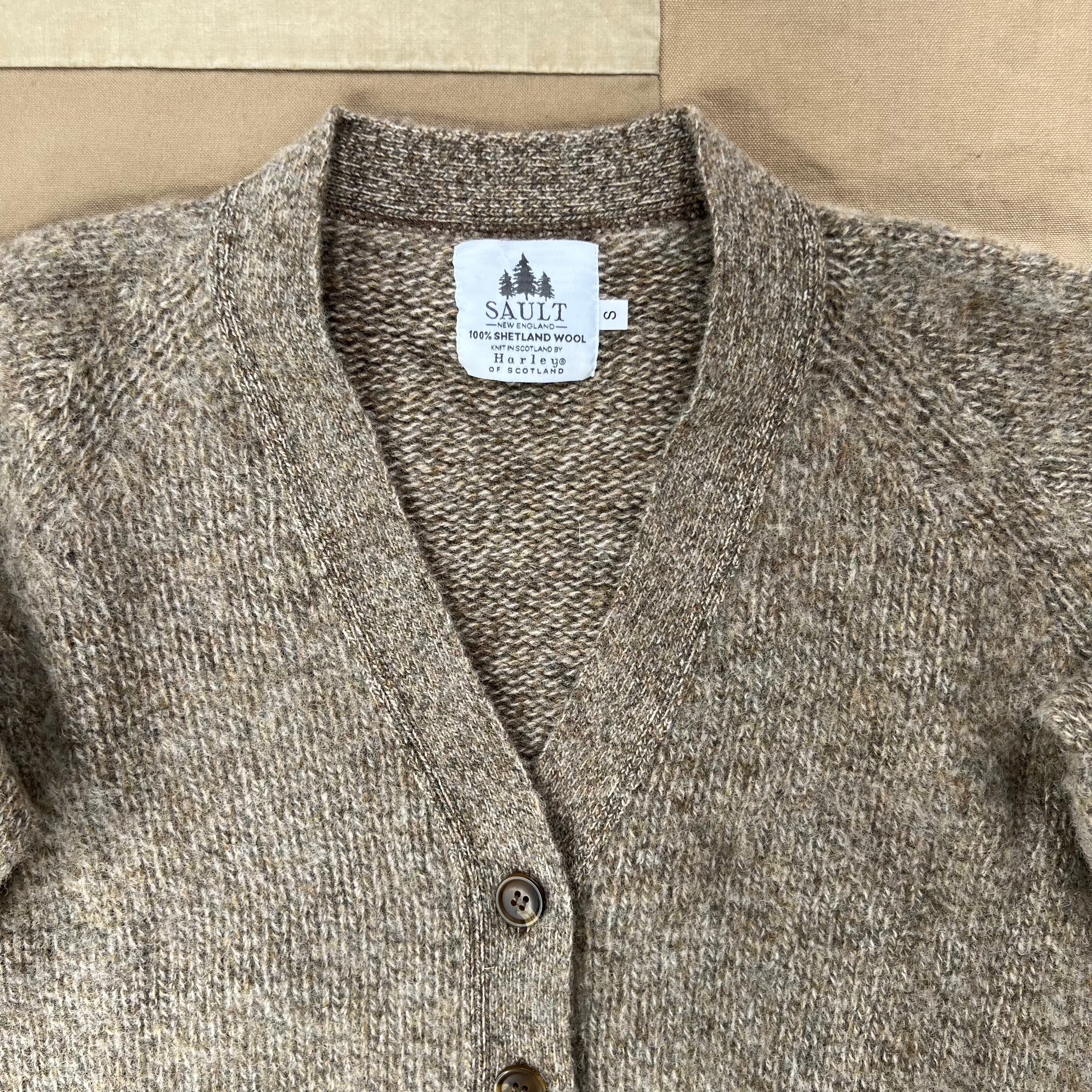 Women's Brushed Shaggy Cardigan, Pebble