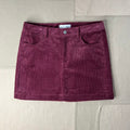 Camden Skirt in Corduroy, Burgundy