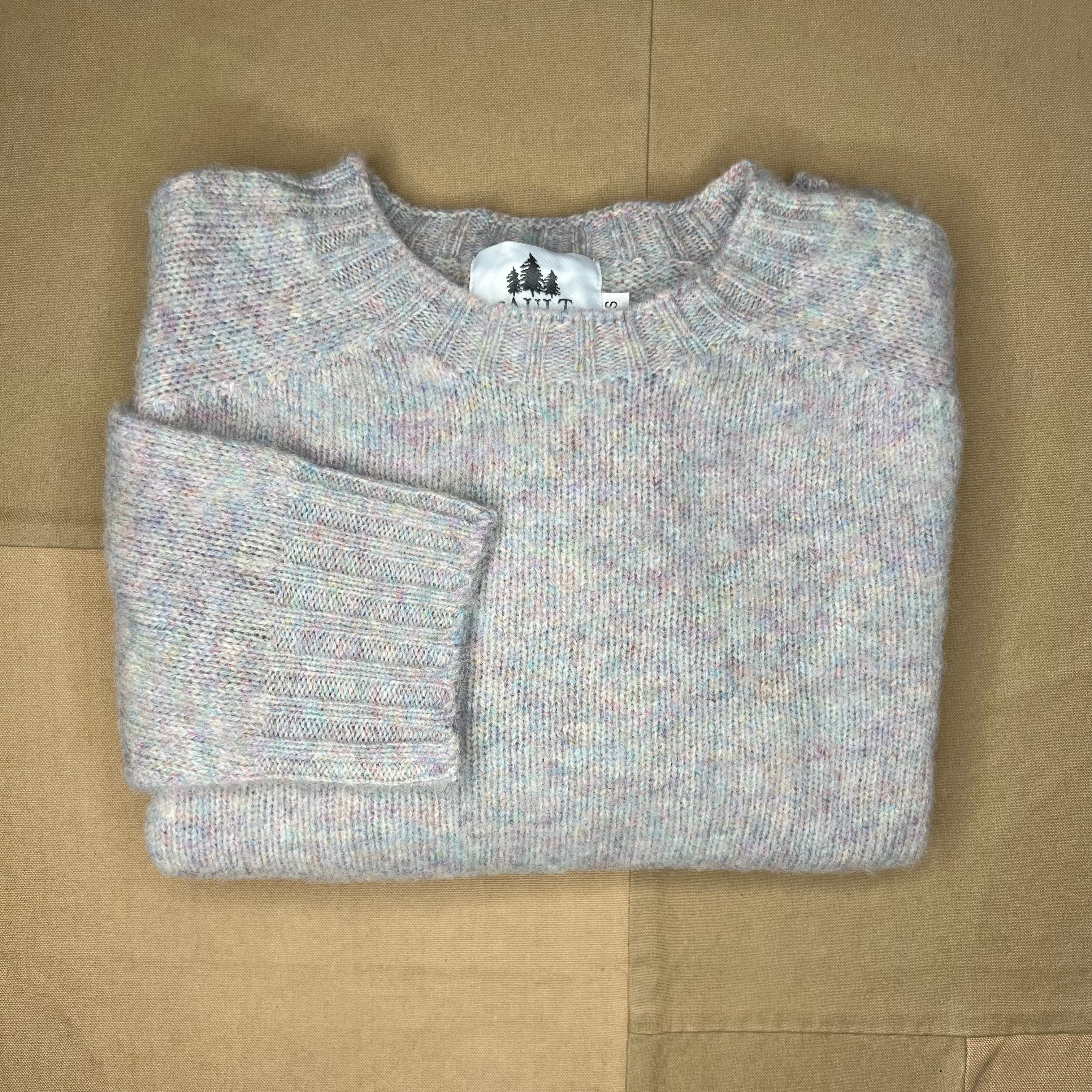 Women's Brushed Shaggy Crew Sweater, Aurora