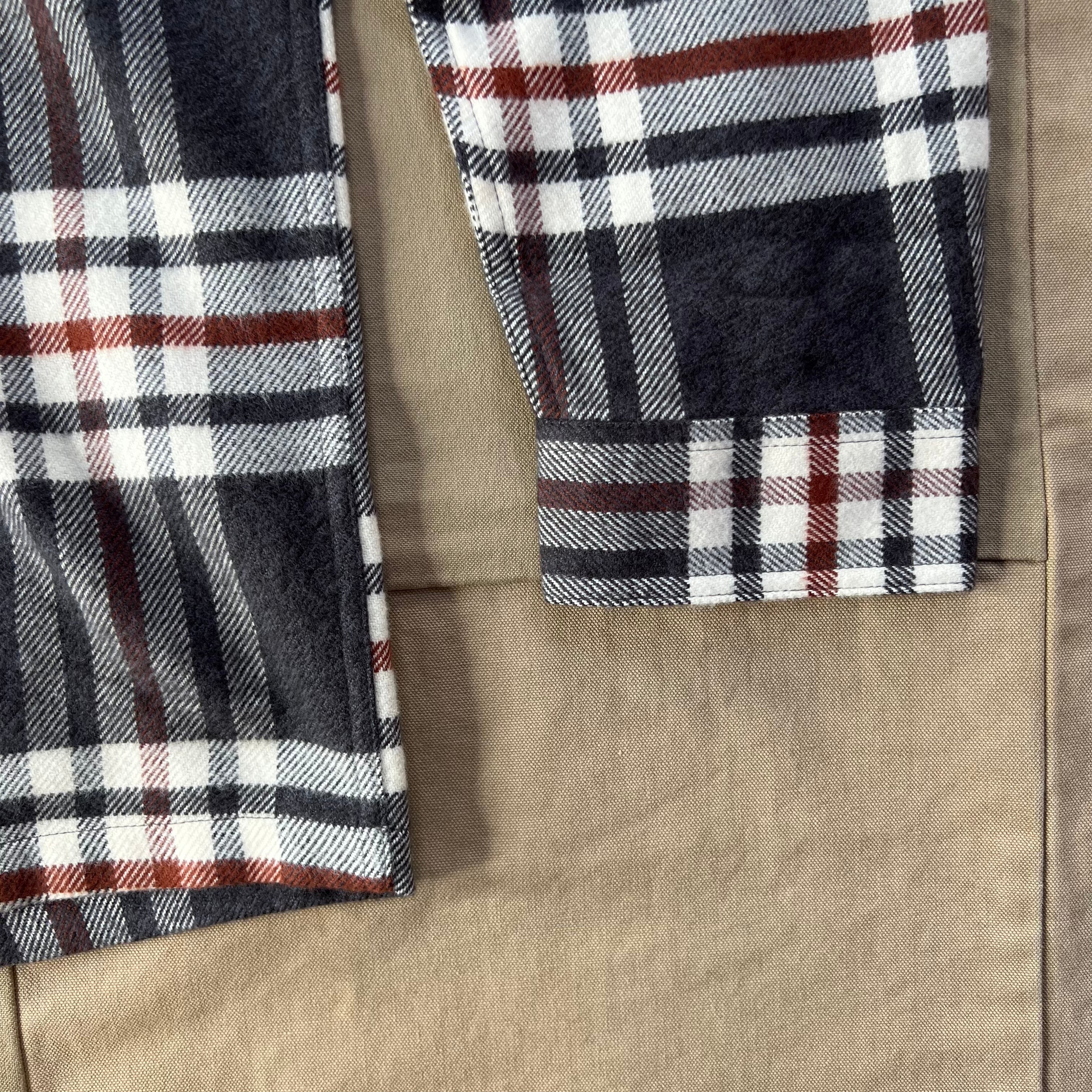 Men's Fjord Flannel Shirt, Catch: Ink Black