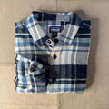 Men's Fjord Flannel Shirt, Hibernate: Sunken Blue