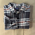 Men's Fjord Flannel Shirt, Catch: Ink Black