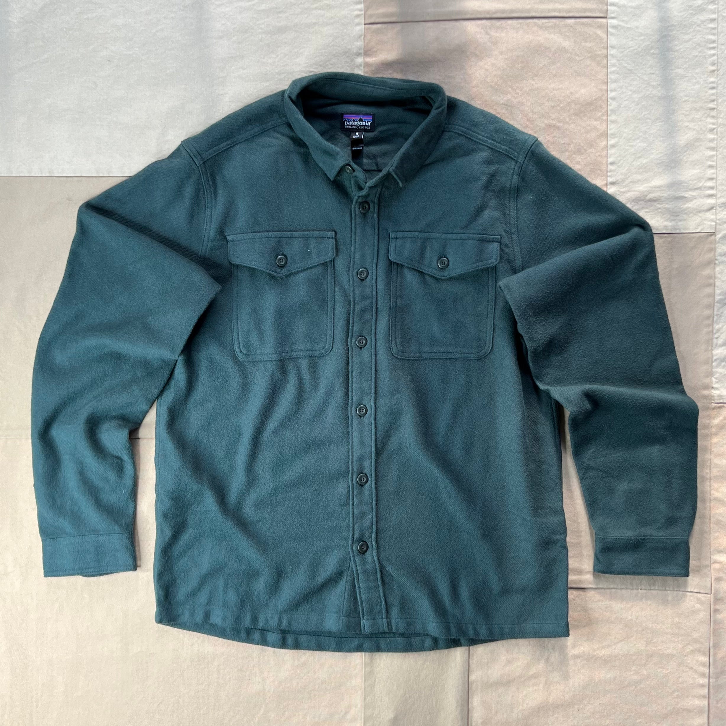 Men's Fjord Flannel Shirt, Whole Weave: Old Growth Green