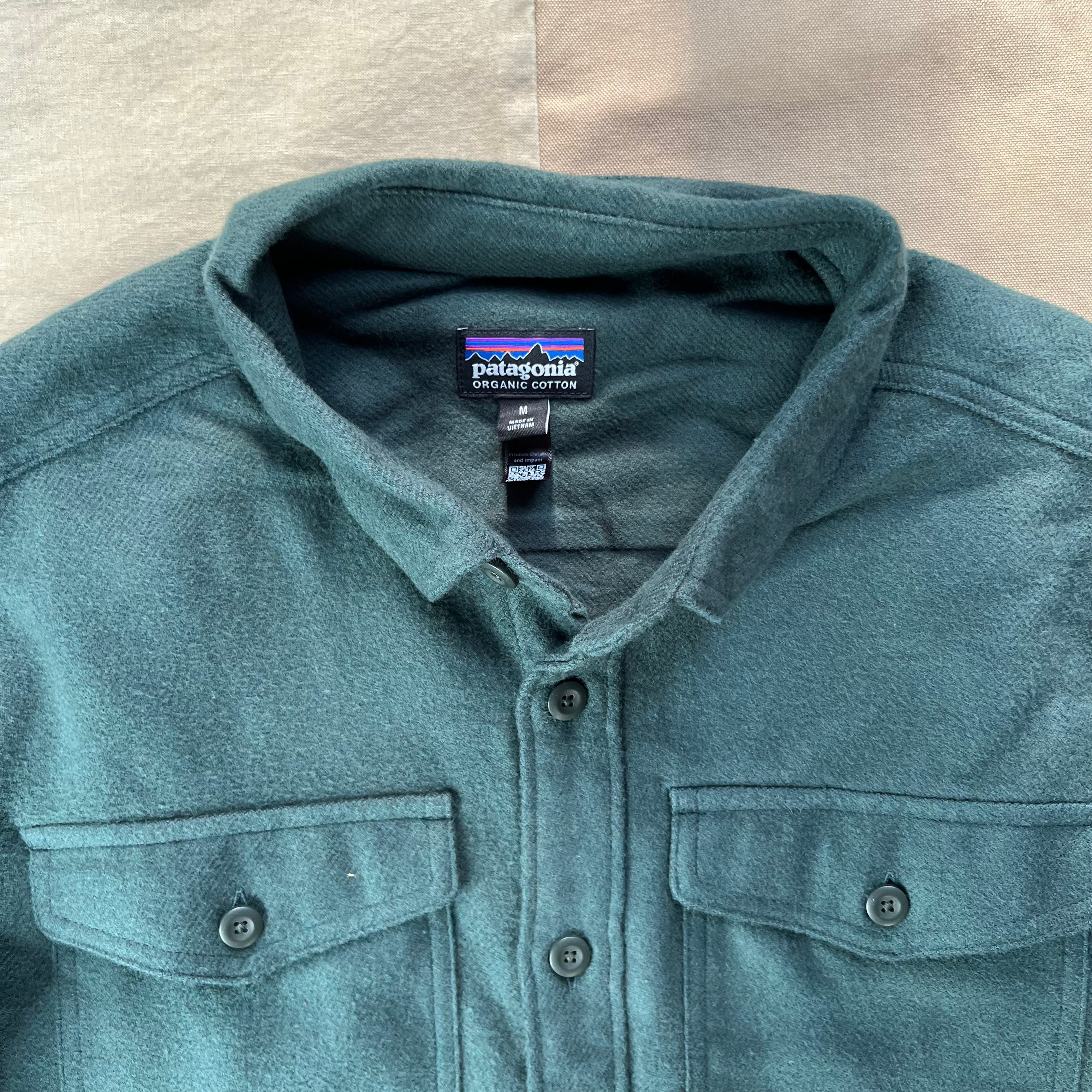 Men's Fjord Flannel Shirt, Whole Weave: Old Growth Green