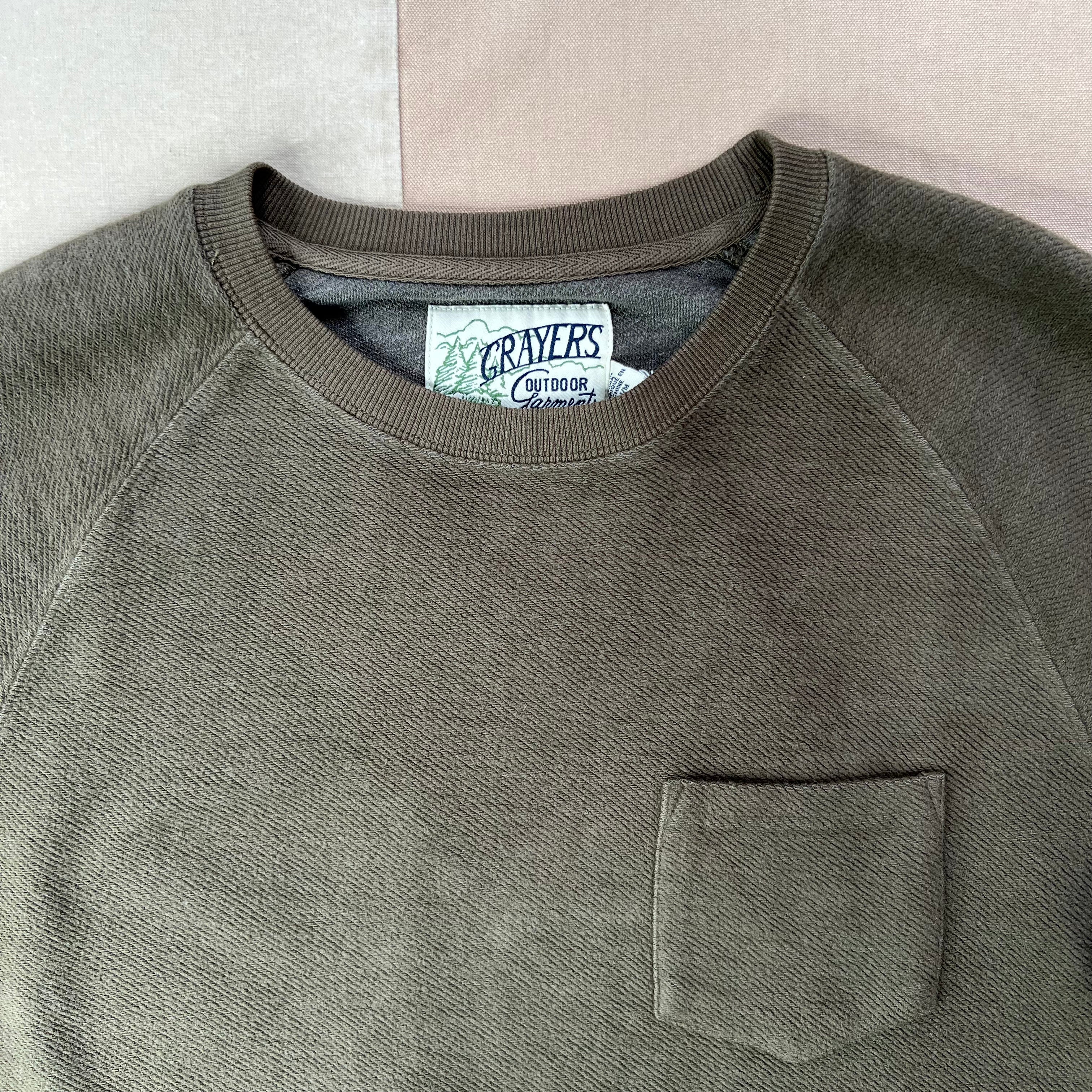 Dunlop Reverse Fleece Crewneck, Moss