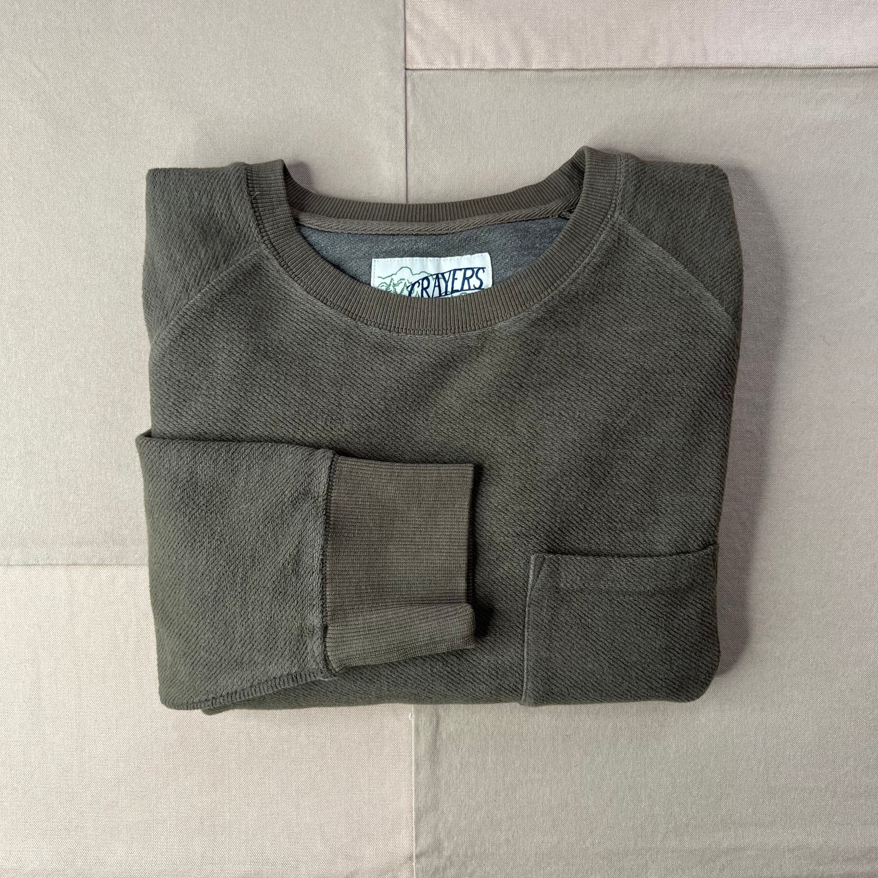 Dunlop Reverse Fleece Crewneck, Moss