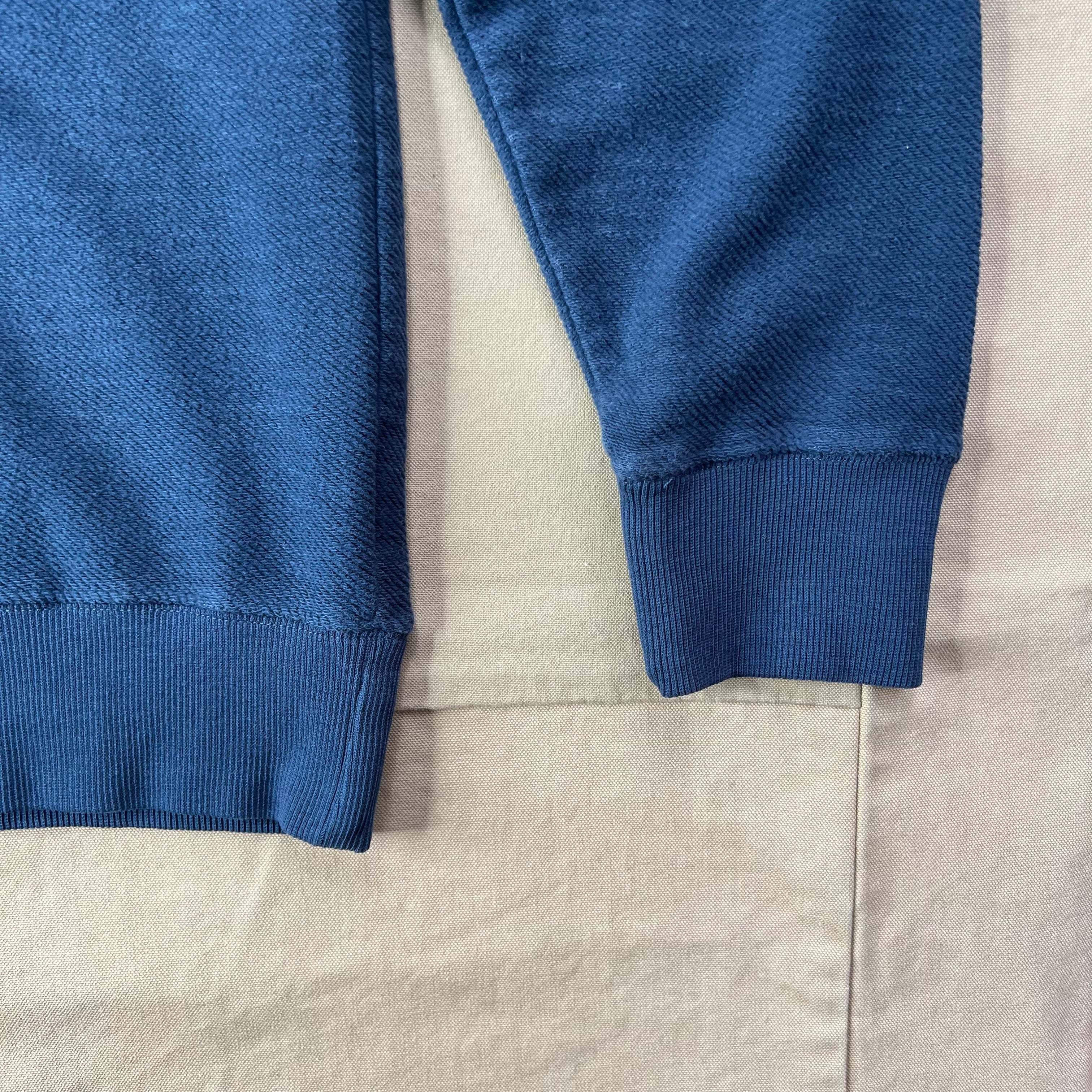 Dunlop Reverse Fleece Crewneck, Dark Blue